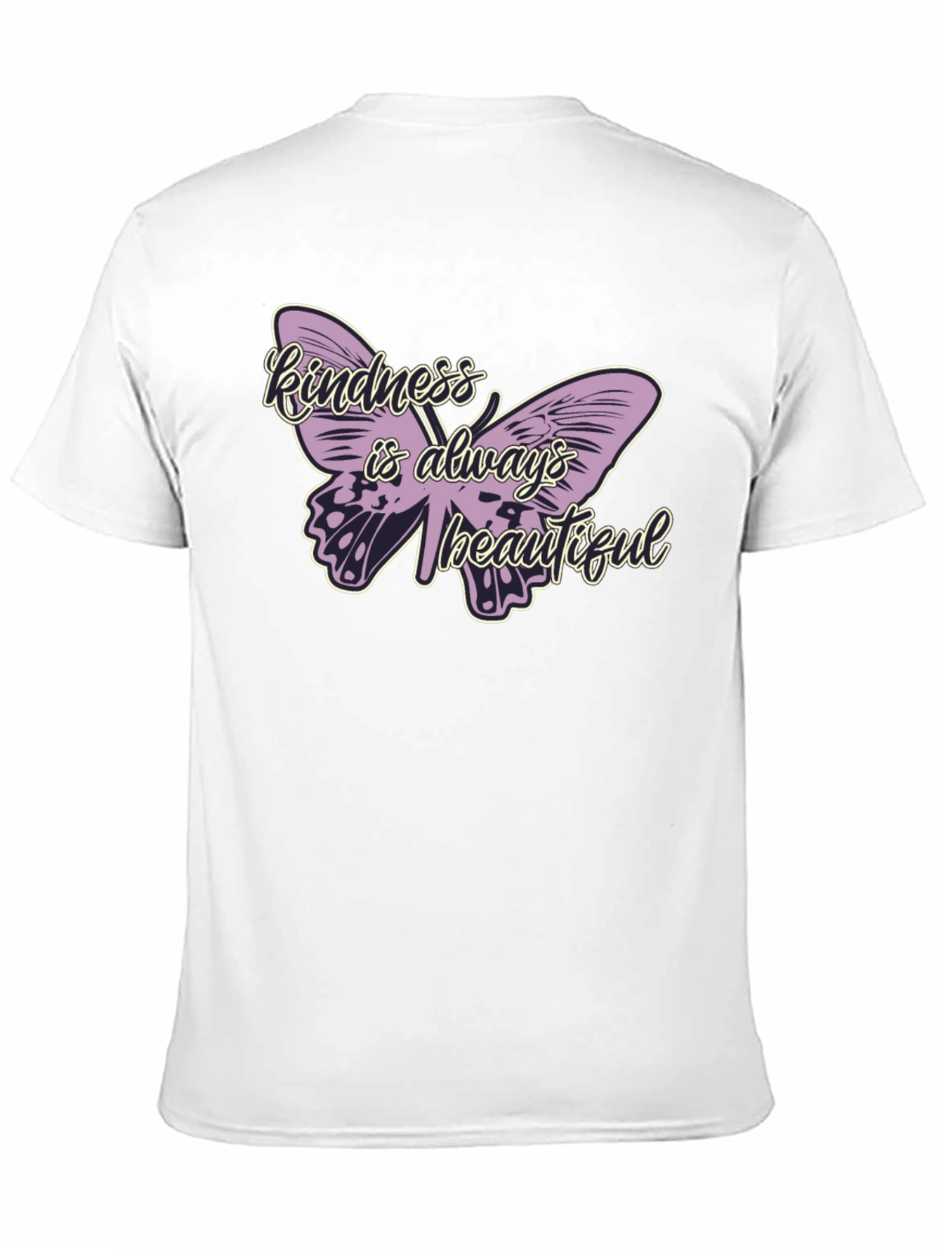 Black Kindness is Always Beautiful Butterfly T-Shirt view 11