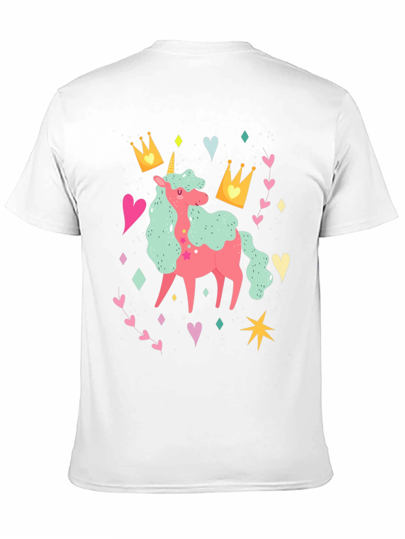 Black Unicorn T-Shirt, Cute Graphic Tee for Women & Girls view 11