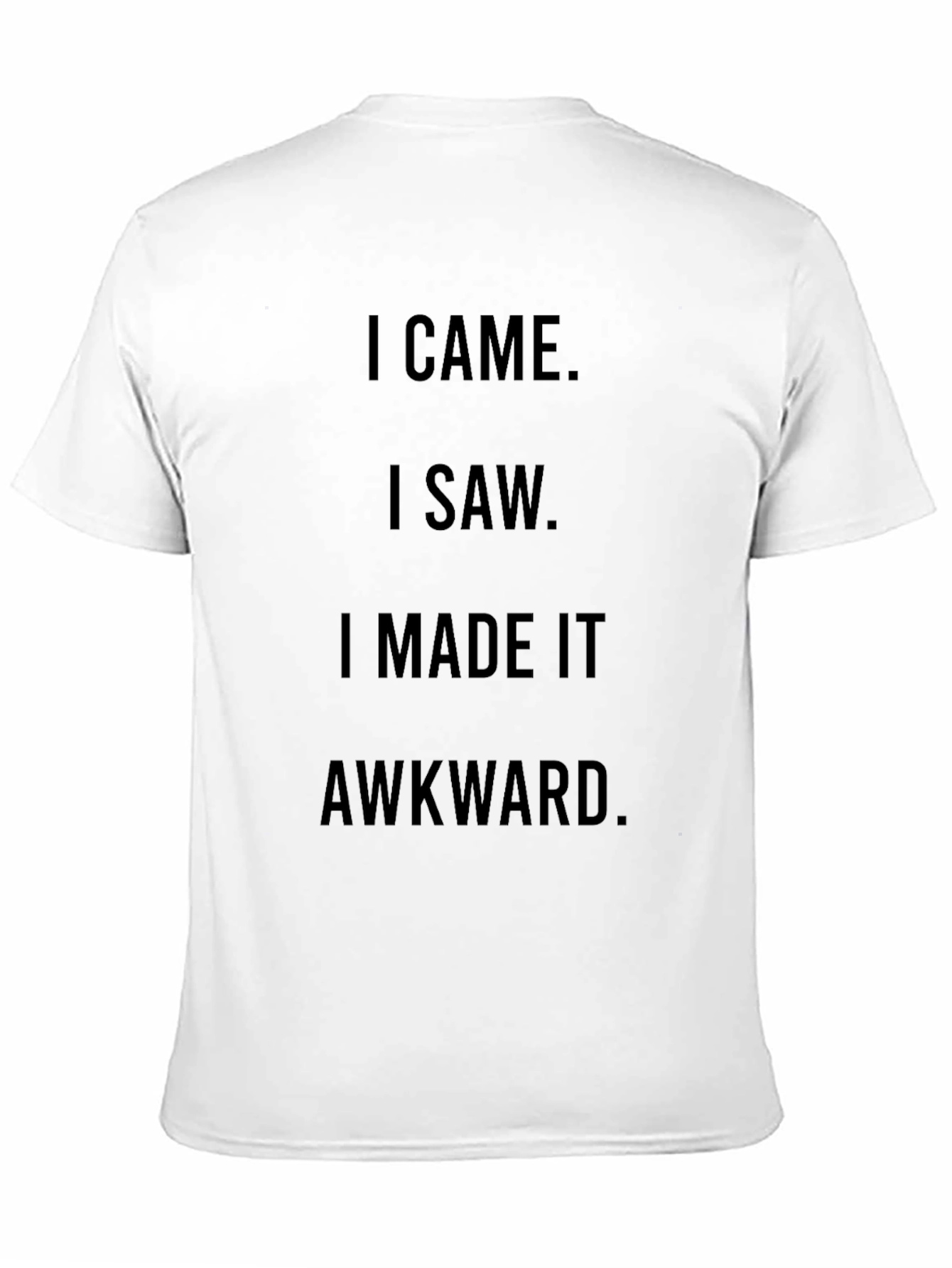Black Awkward Humor Graphic Tee - Black view 11