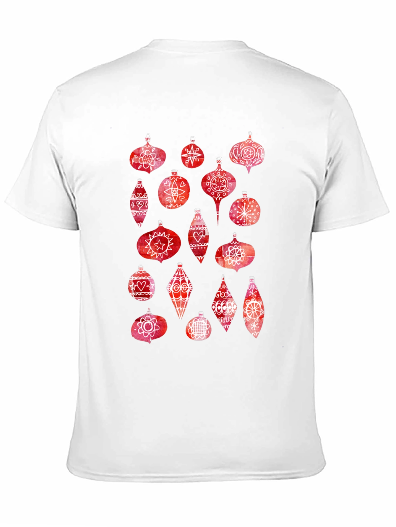 Black Holiday Ornament T-Shirt view 11