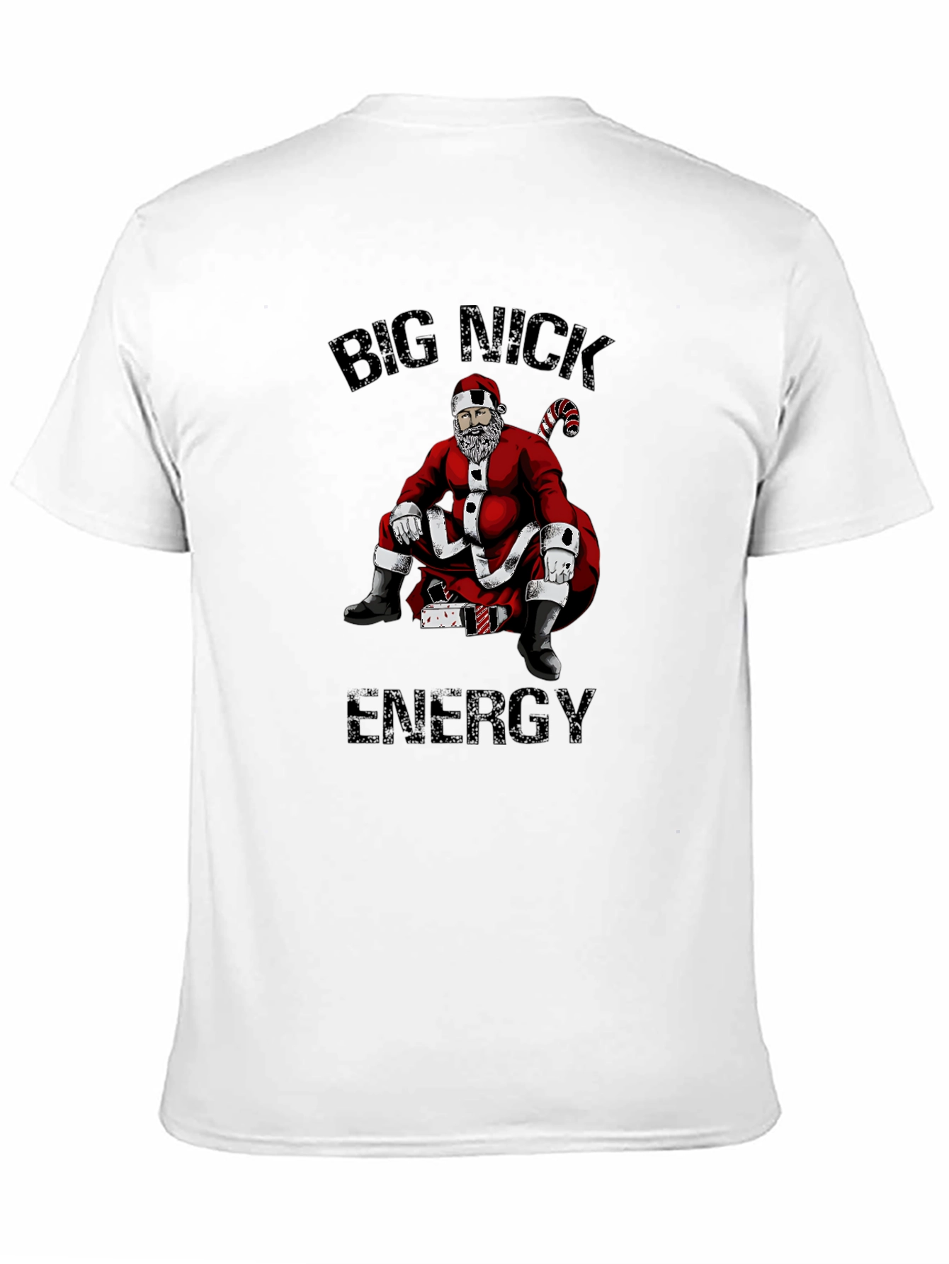 Black Big Nick Energy Santa Graphic Tee view 11