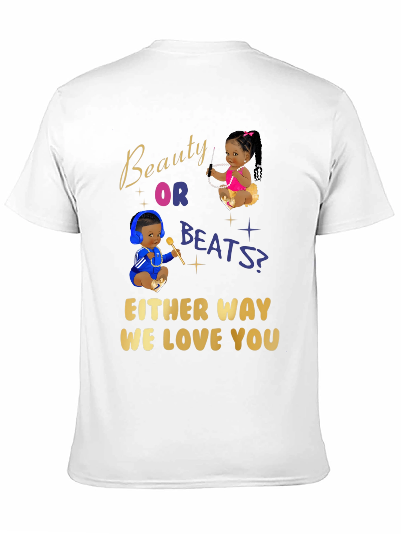 Black Beauty or Beats Graphic T-Shirt view 11