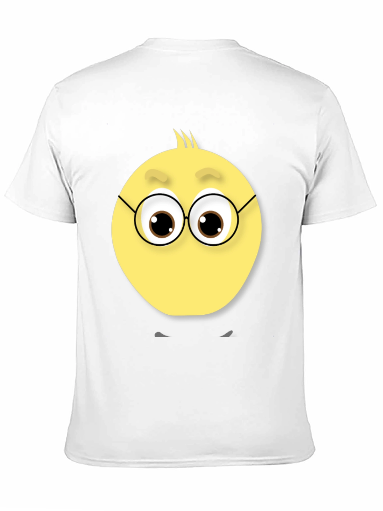 Black Funny Face T-Shirt - Unique Emoji Design view 11