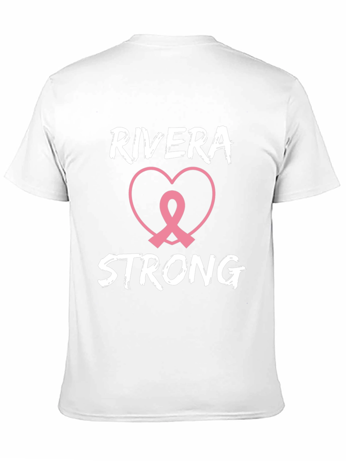 Black Rivera Strong Breast Cancer Awareness T-Shirt view 11
