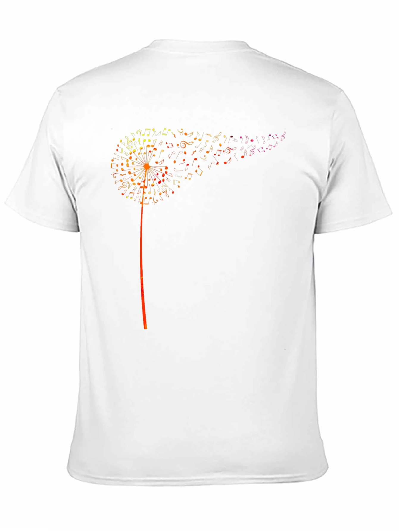 Black Musical Dandelion Graphic T-Shirt - Black view 11