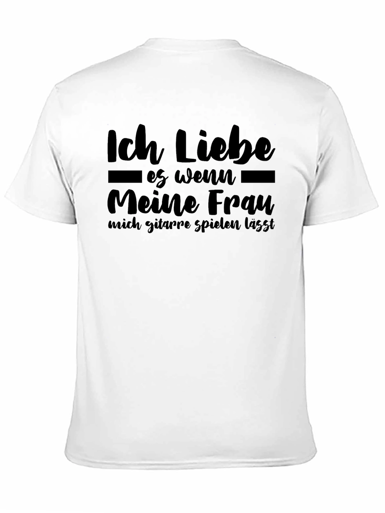Black Ich Liebe T-Shirt - Humorous German Phrase Tee view 11