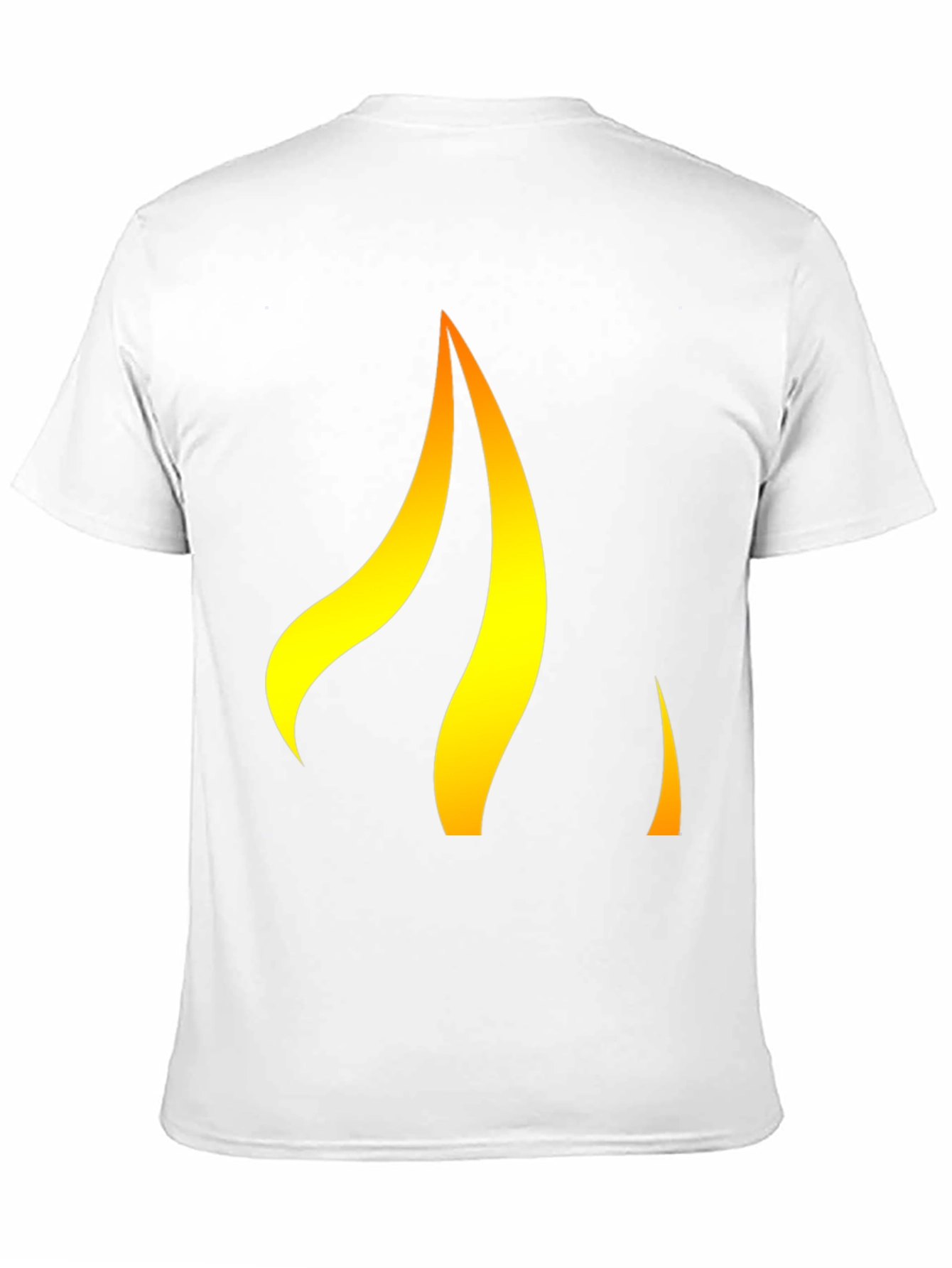 Black Flame Graphic Black T-Shirt view 11