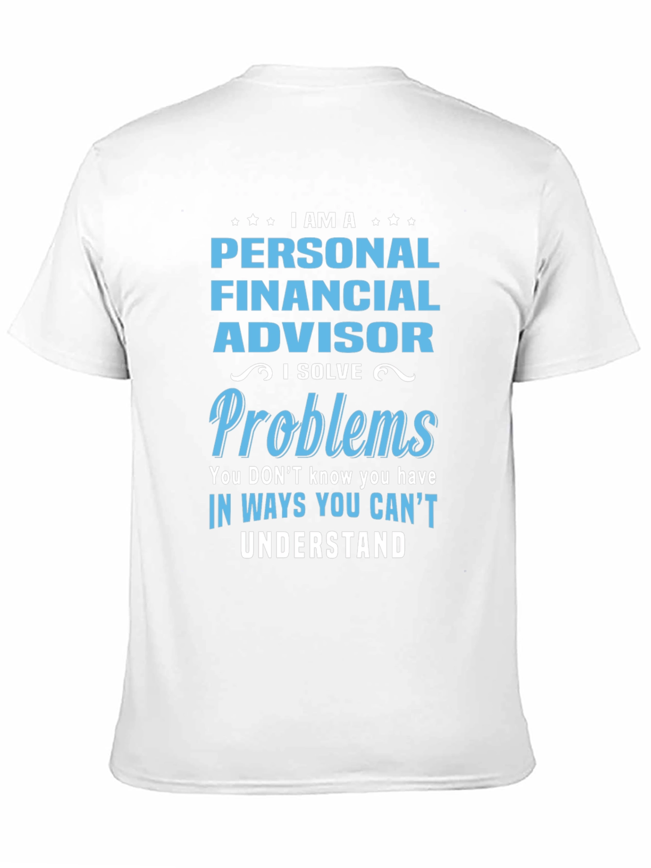 Black Personal Financial Advisor T-Shirt view 11