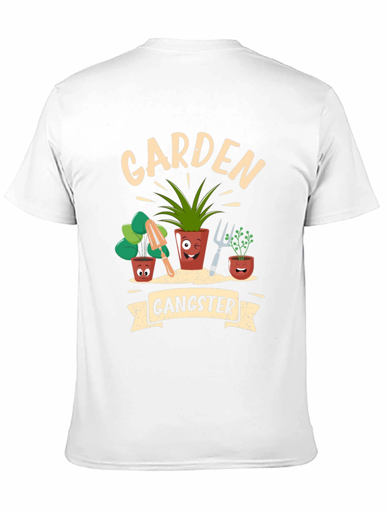 Black Garden Gangster Graphic T-Shirt view 11