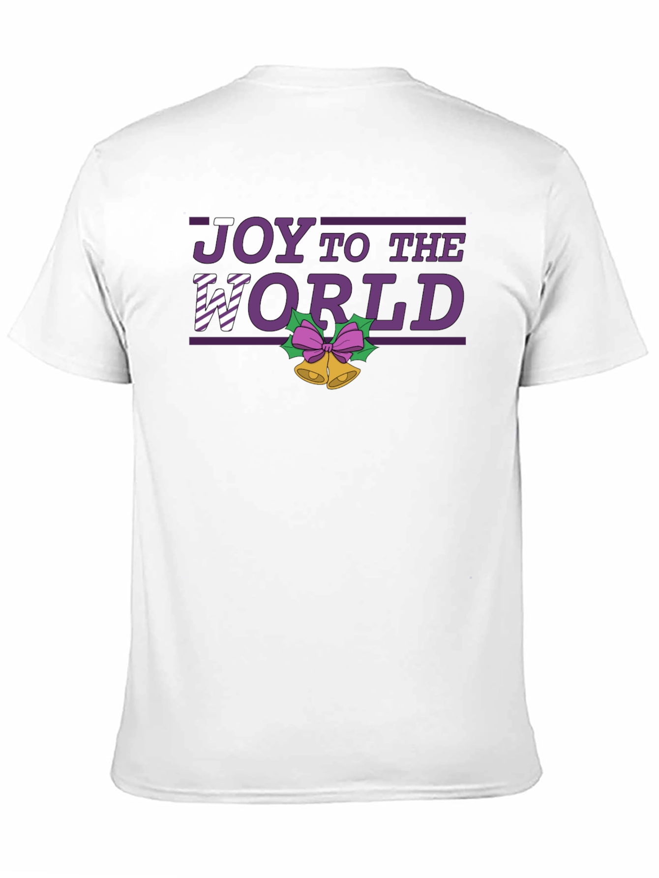 Black Joy To The World Holiday T-Shirt view 11