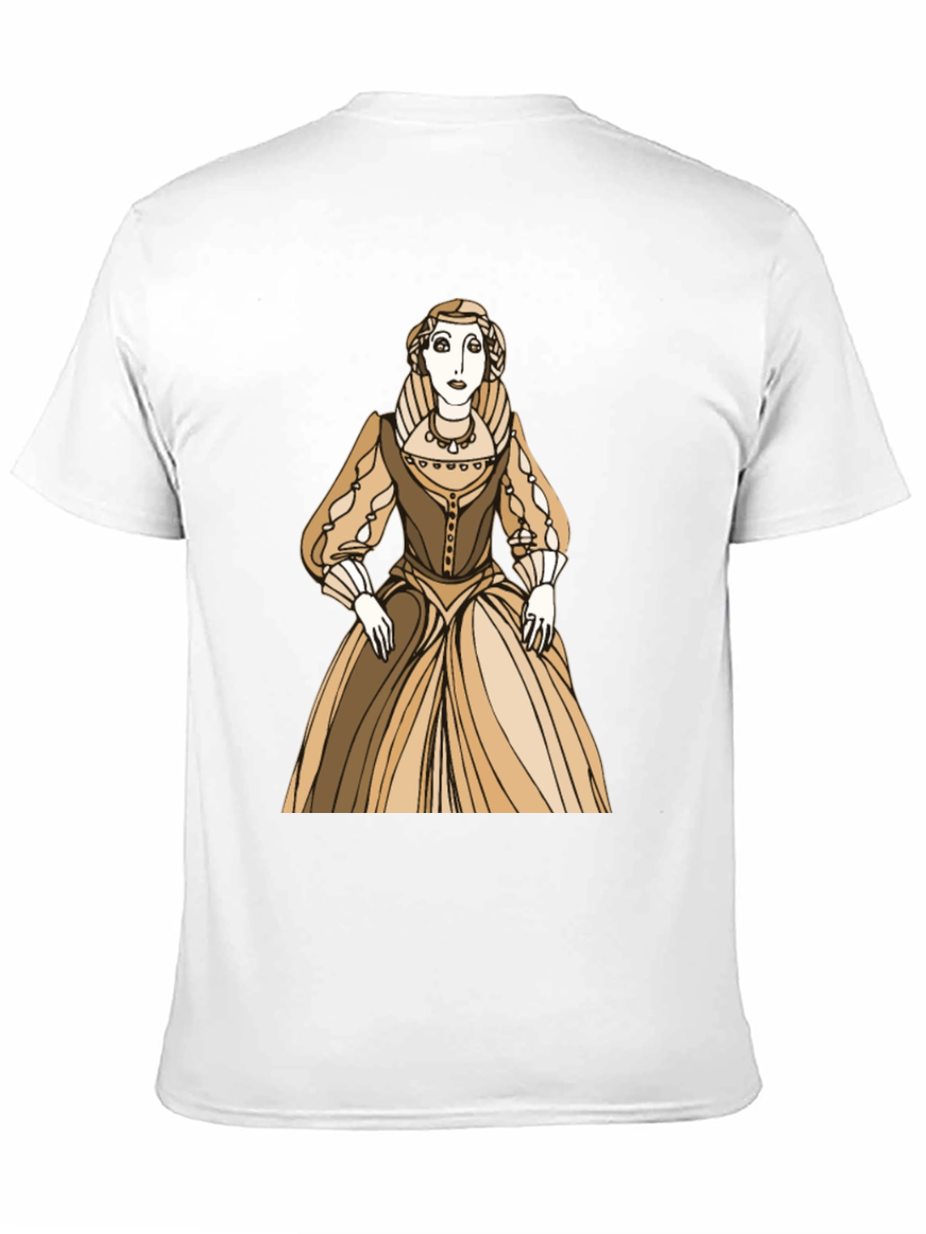 Black Renaissance Woman Graphic Tee - Classic Art Shirt view 11