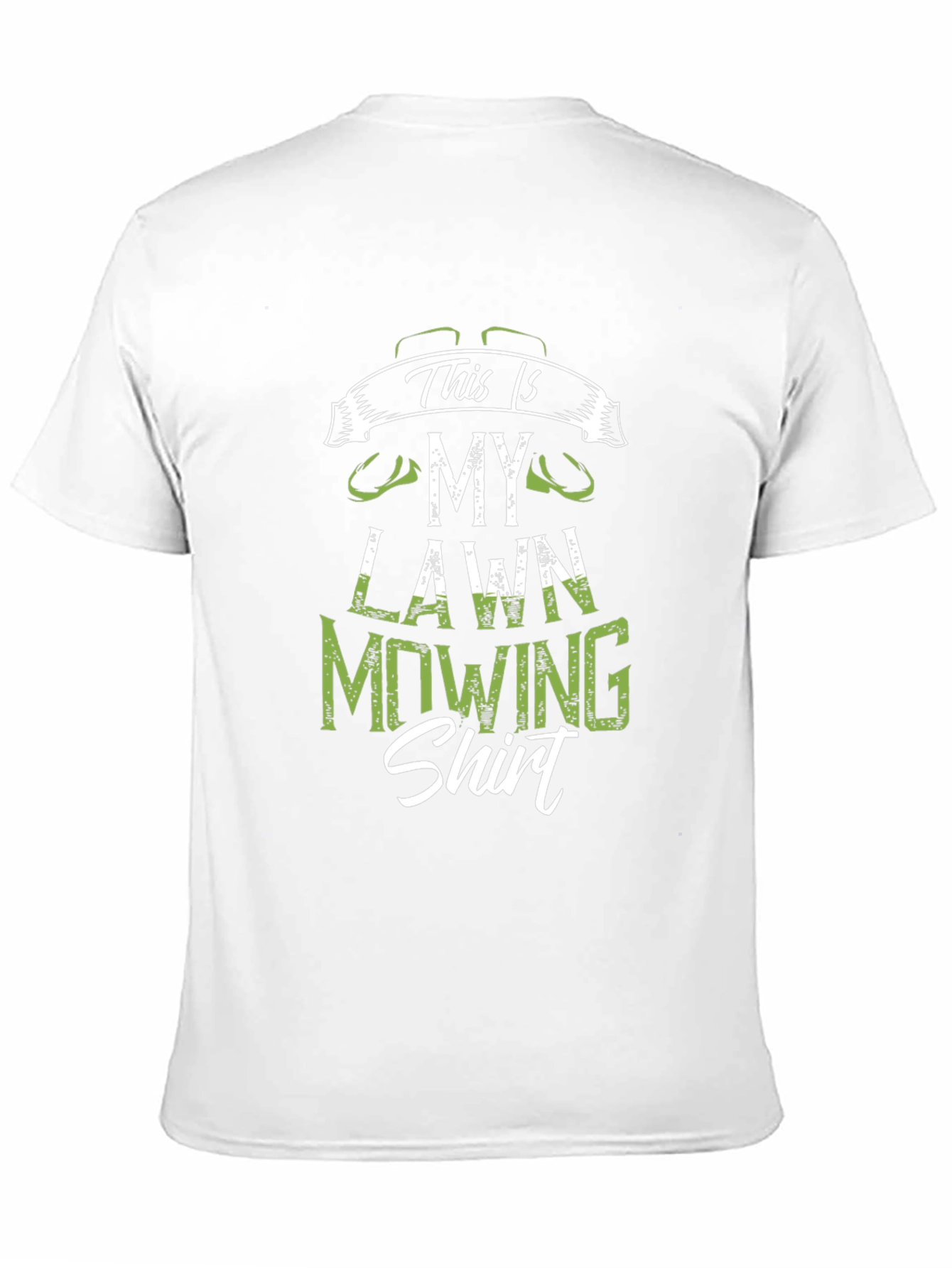 Black Lawn Mowing Shirt - Funny Gardener Tee view 11