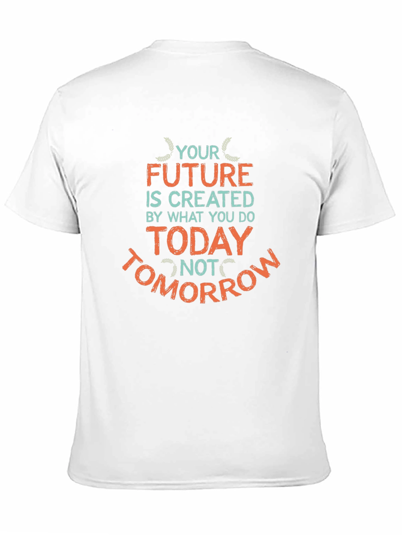 Black Inspirational Future T-Shirt -  Motivational Design view 11