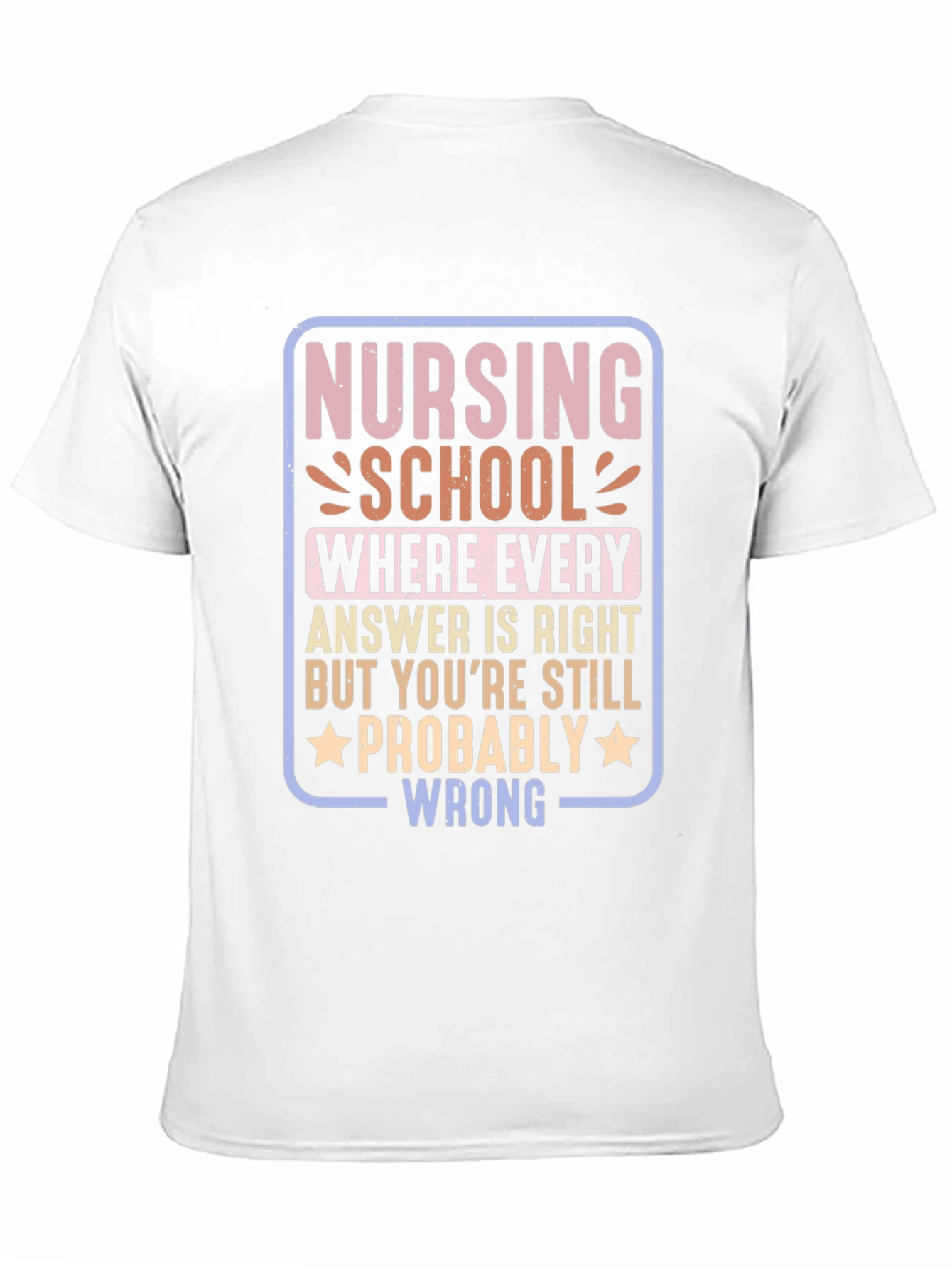 Black Nursing School T-Shirt - Funny Nurse Student Tee view 11