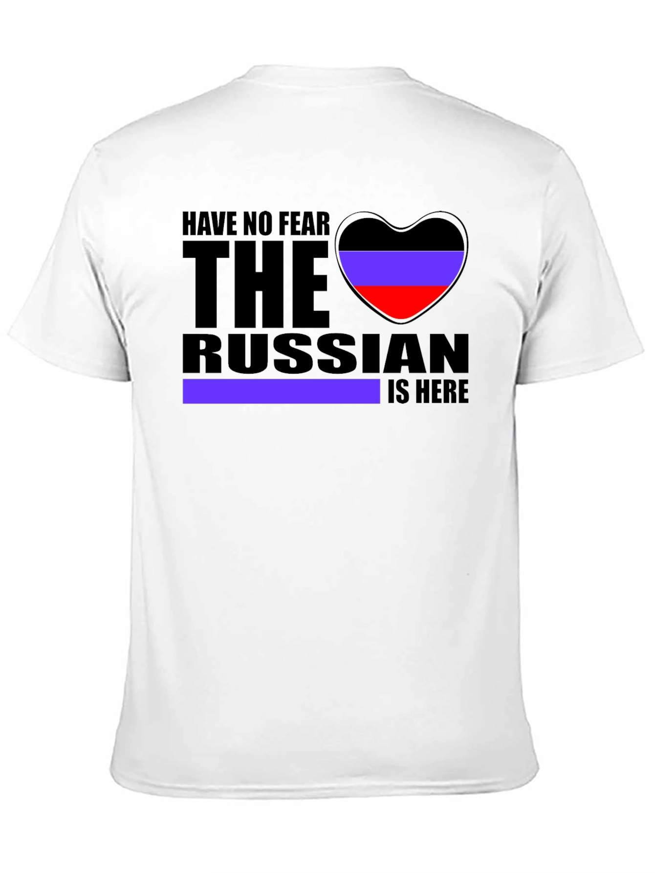 Black Have No Fear Russian is Here Novelty Graphic Tee view 11