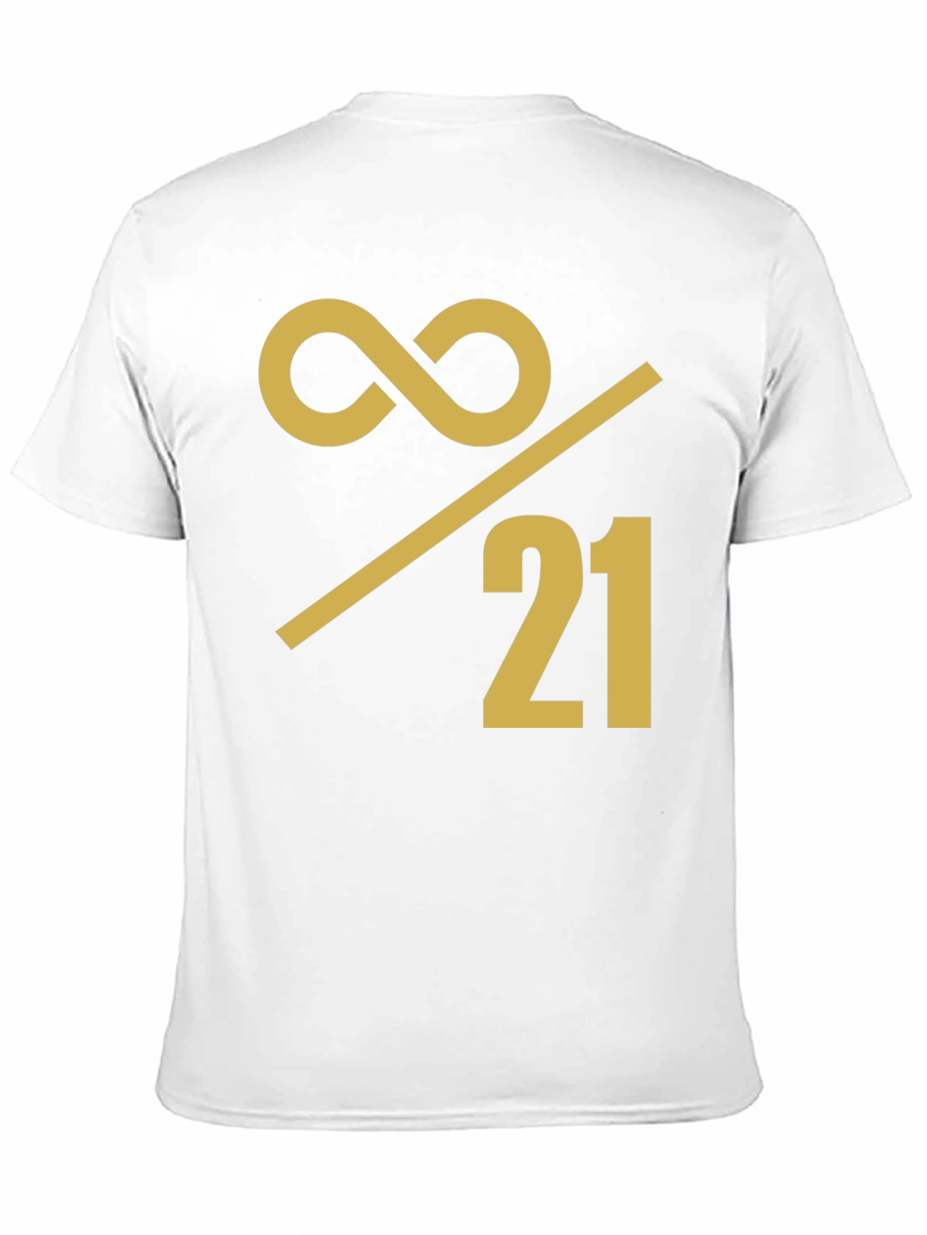 Black Infinity Over 21 Graphic Tee - Bold Statement Shirt view 11