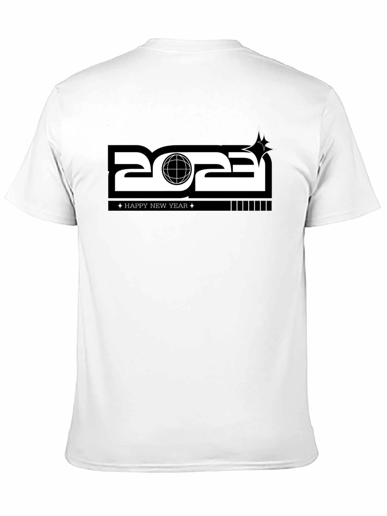 Black Happy New Year 2023 Graphic T-Shirt view 11