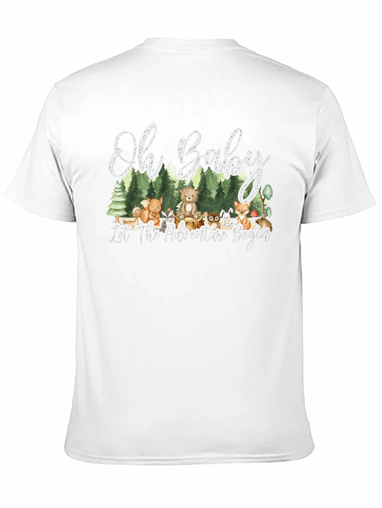 Black Oh Baby! Adventure Begins Graphic Tee view 11