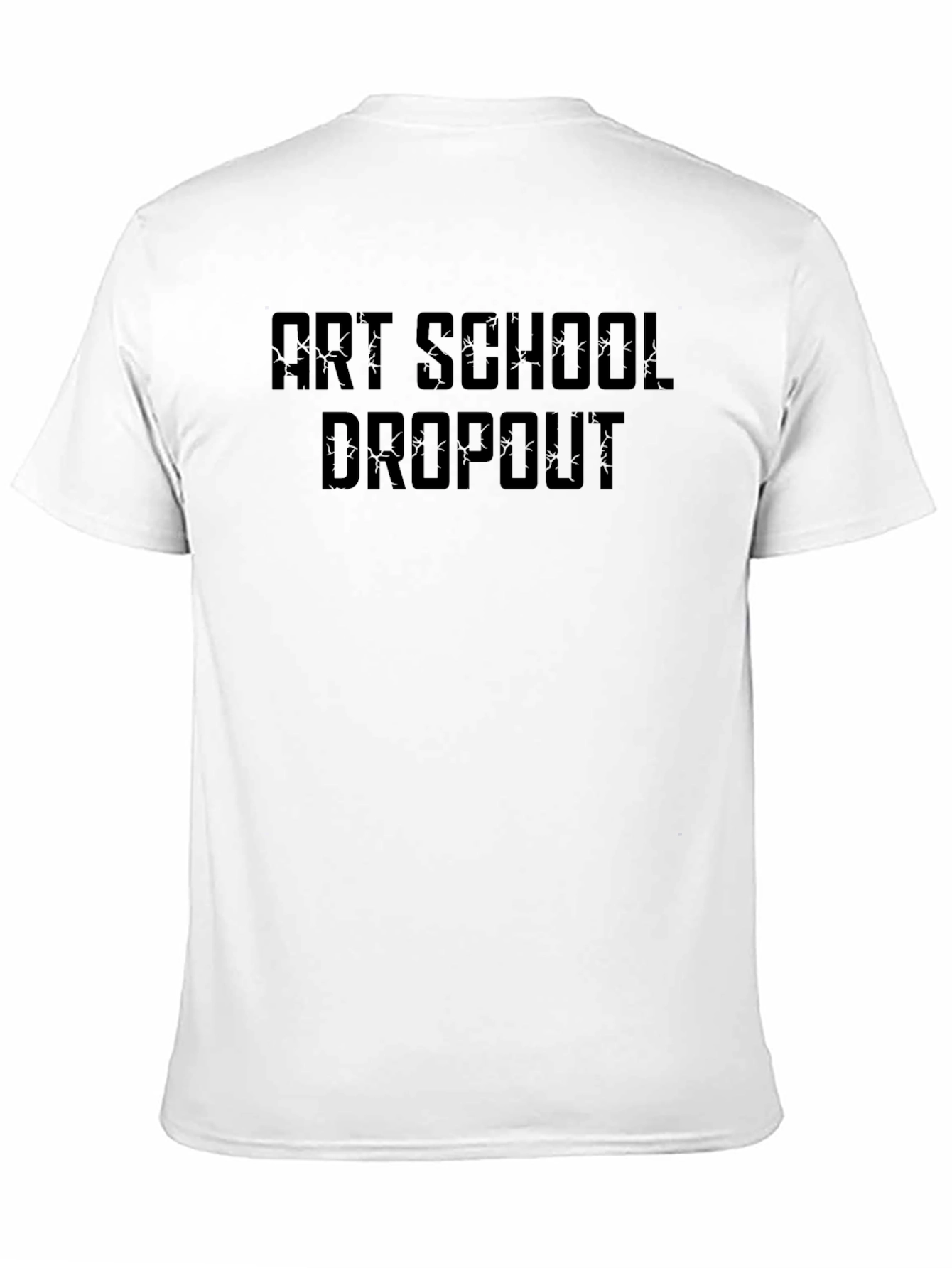 Black Art School Dropout Graphic T-Shirt view 11
