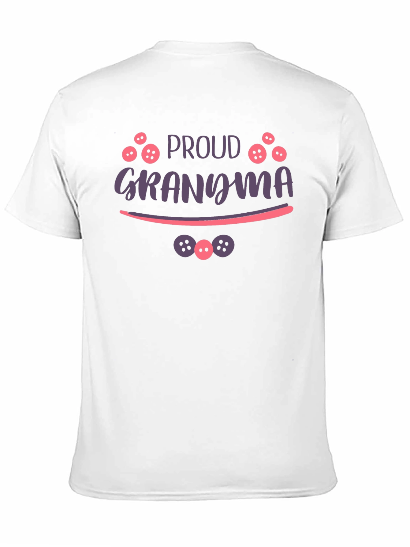 Black Proud Grandma Graphic T-Shirt - Black view 11