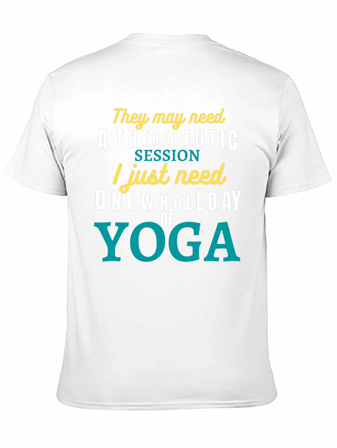 Black Yoga Lover's T-Shirt: One Whole Day of Relaxation view 11