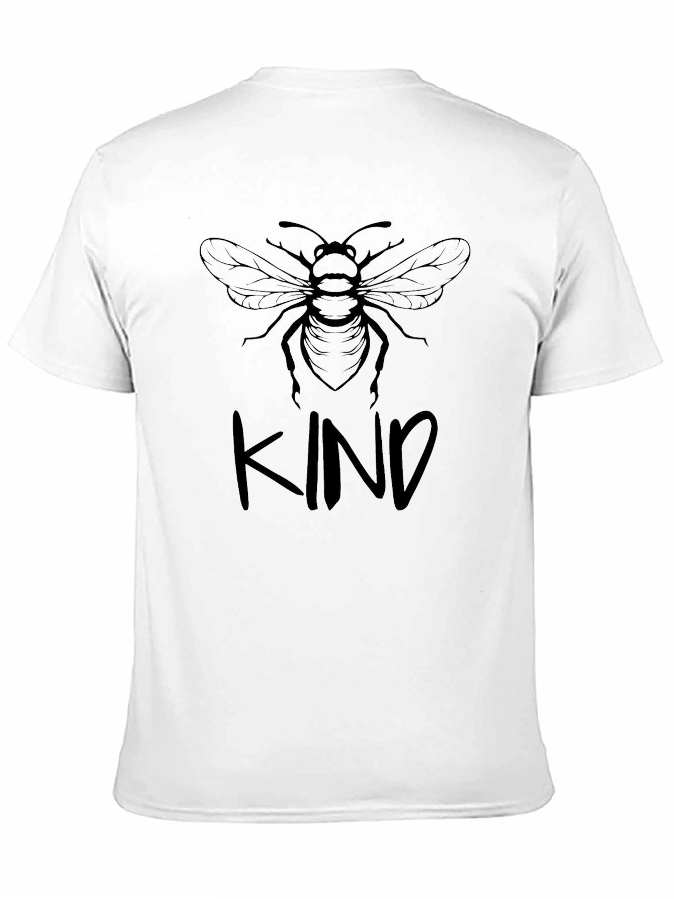 Black Bee Kind Black T-Shirt view 11
