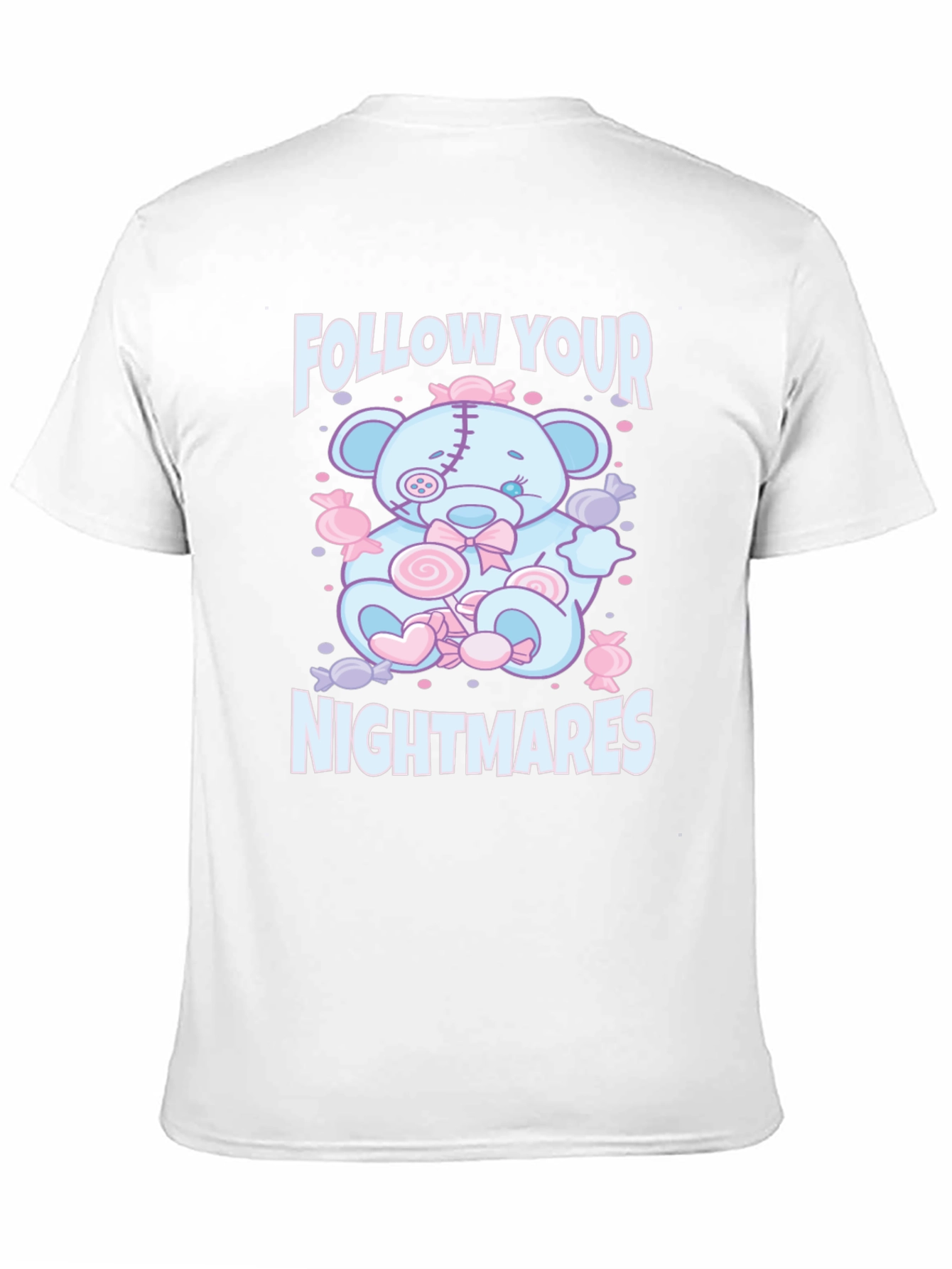Black Follow Your Nightmares Graphic Tee view 11