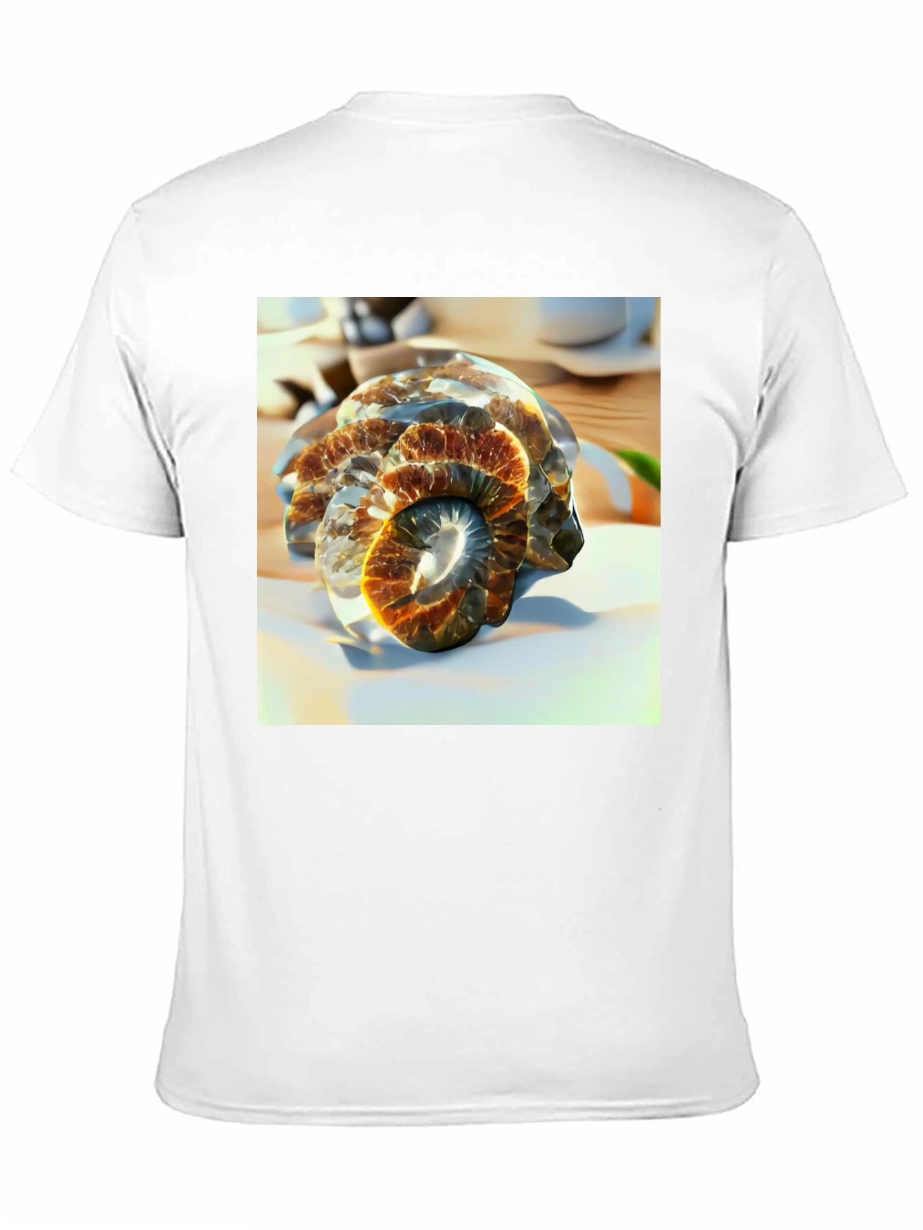 Black Spiral Fossil Graphic Tee - Unique Design, Soft Cotton view 11