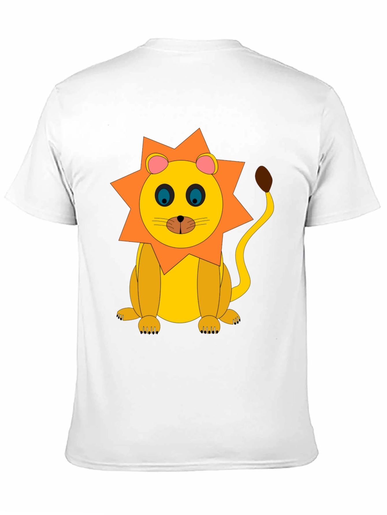 Black Lion Graphic Tee - Black Cotton T-Shirt view 11