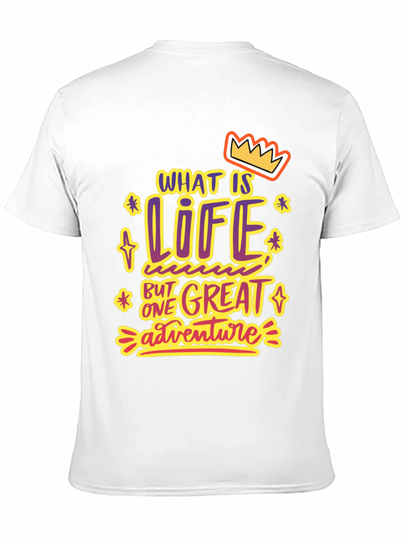 Black Life Is One Great Adventure T-Shirt view 11