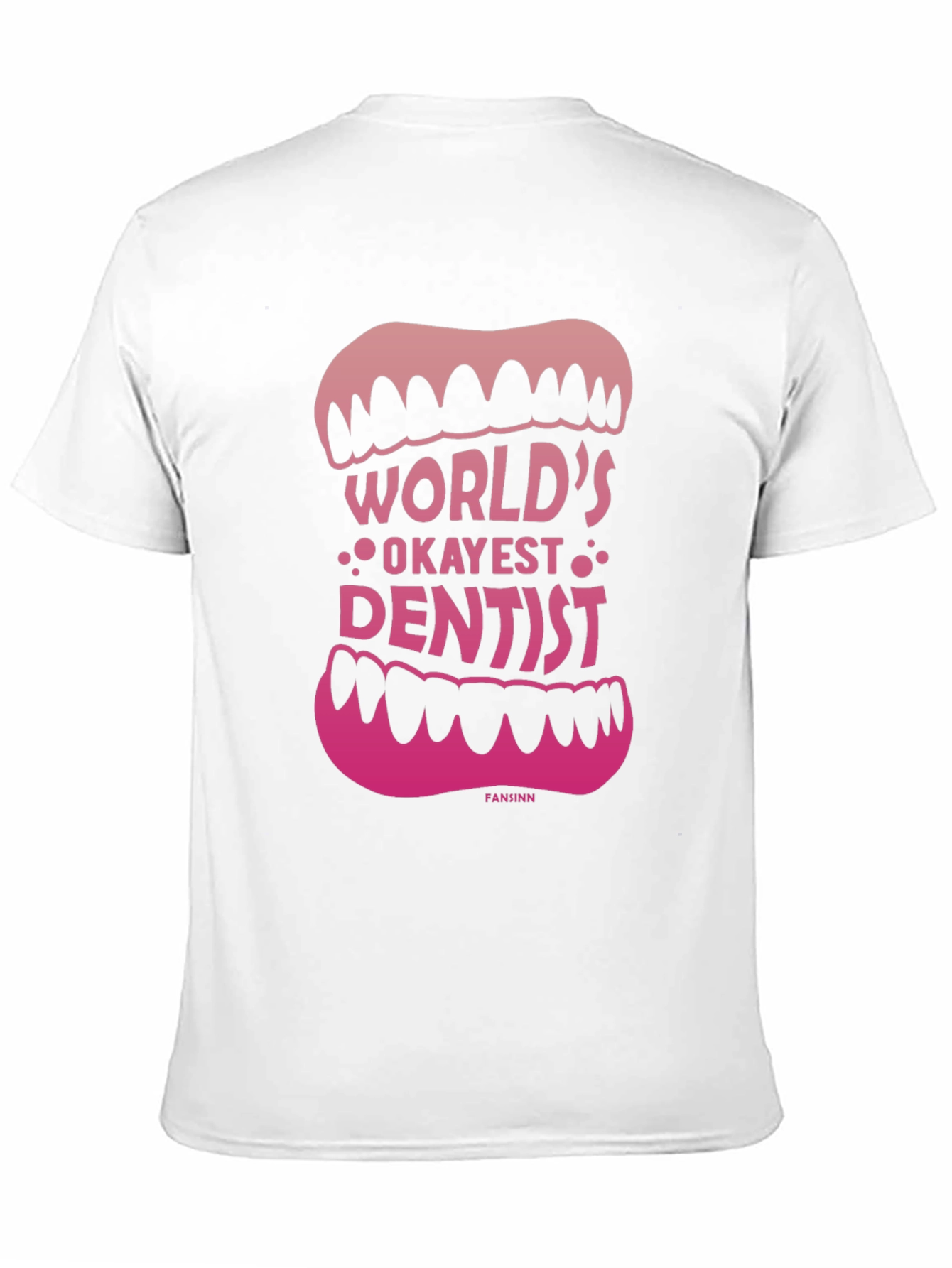 Black World's Okayest Dentist Graphic Tee - Black view 11