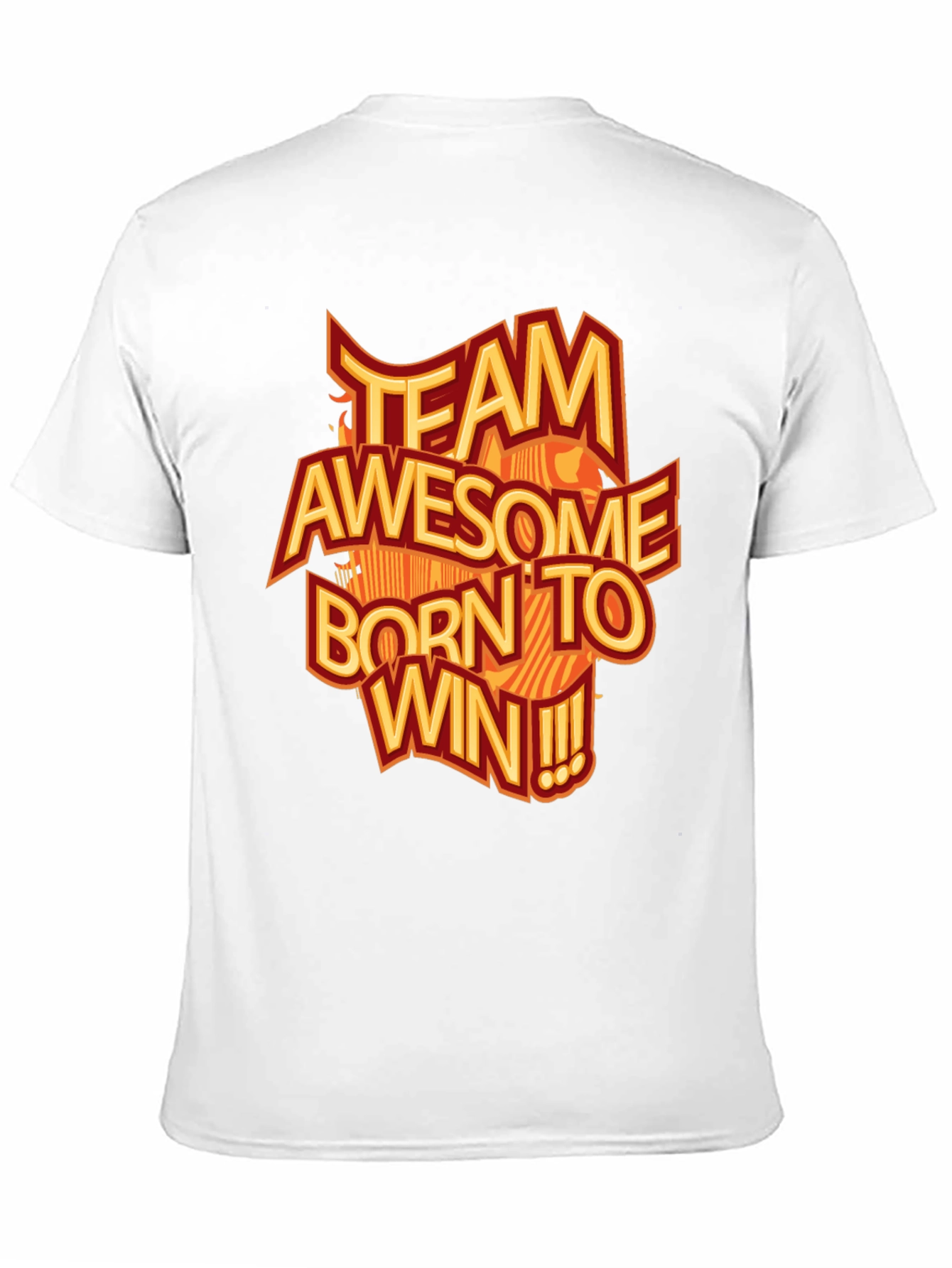 Black Team Awesome T-Shirt - Born to Win! view 11