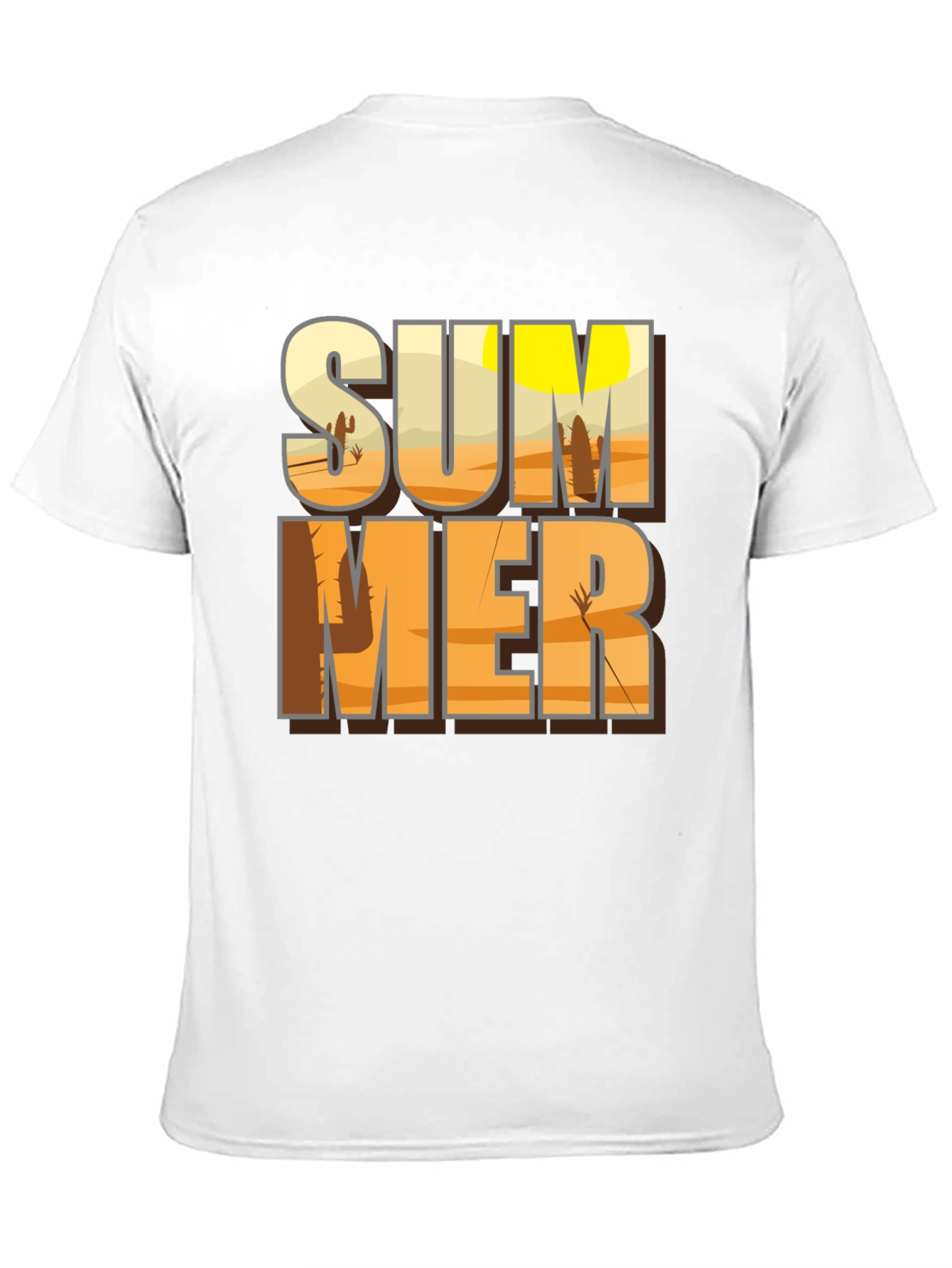 Black Summer Desert Graphic Tee - Black T-Shirt view 11