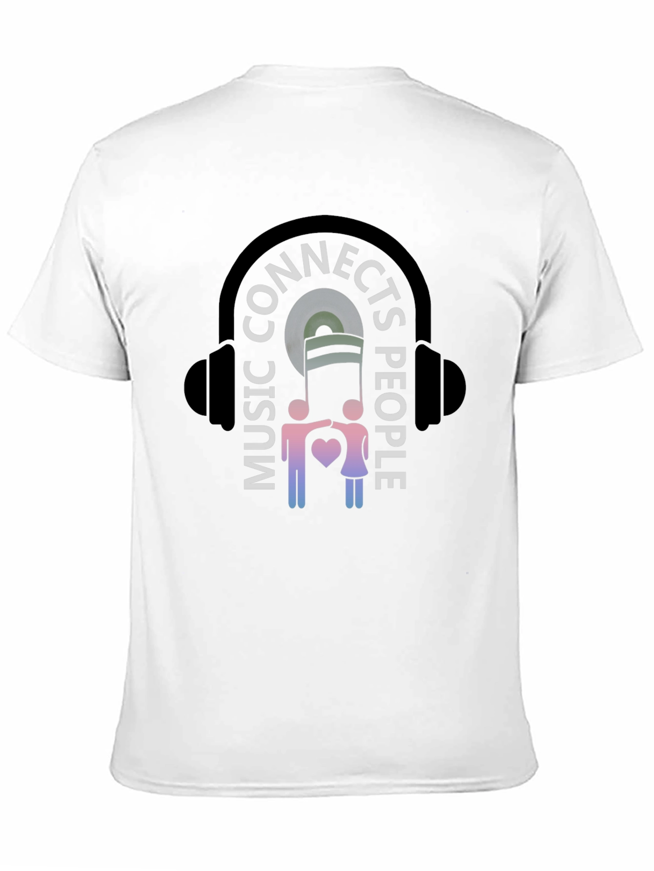 Black Music Connects People Graphic T-Shirt view 11