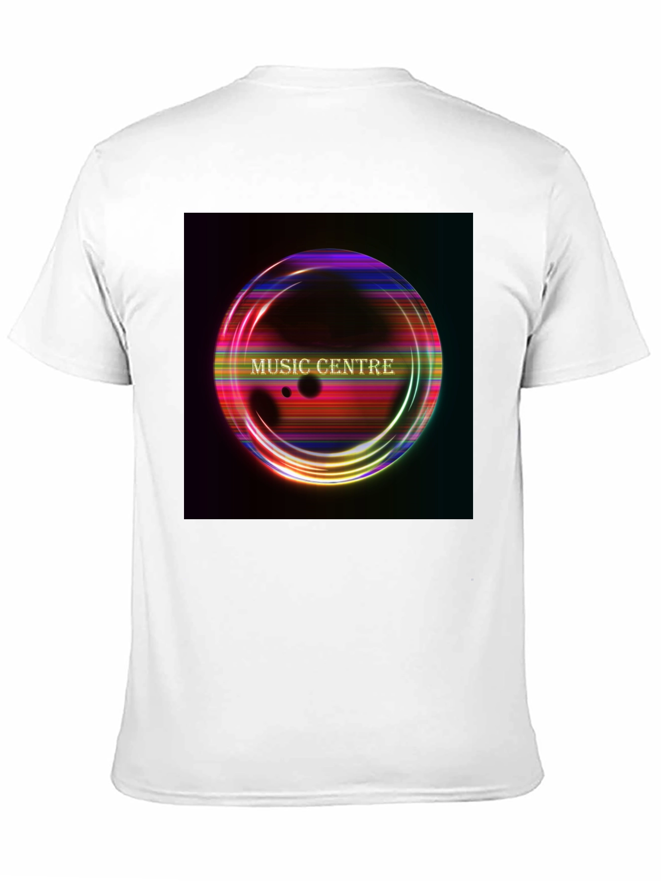 Black Music Centre Graphic Black T-Shirt view 11
