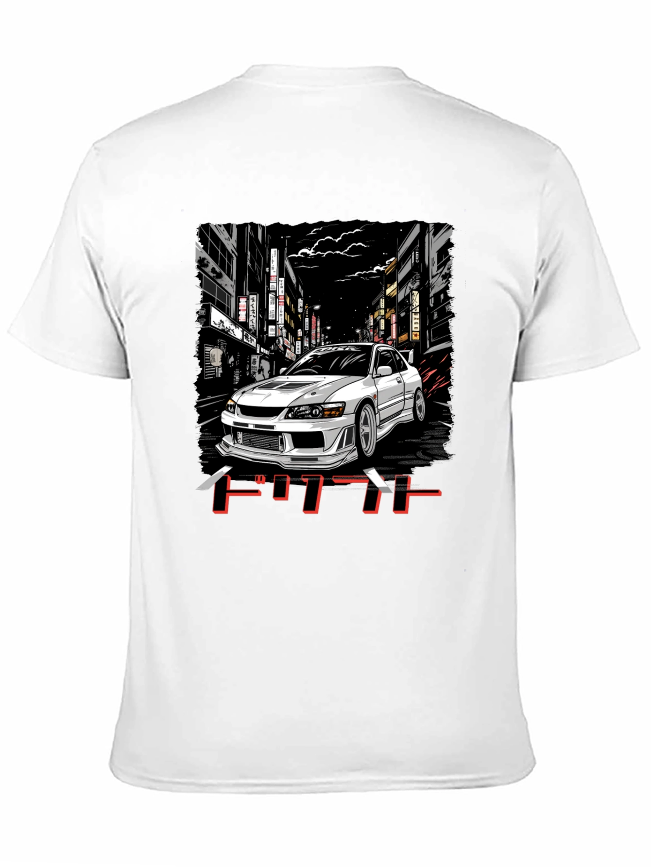 Black JDM Car Graphic Tee - Street Racing Style view 11