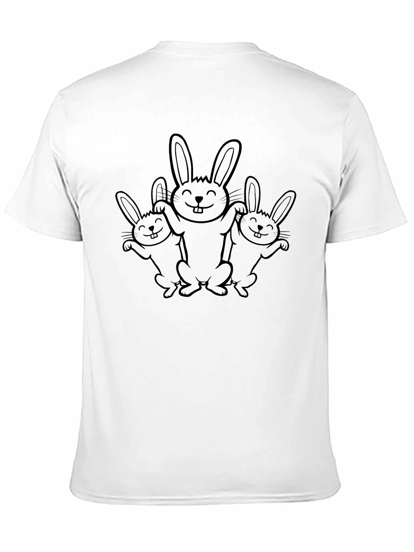Black Black Bunny Crew Neck T-Shirt view 11