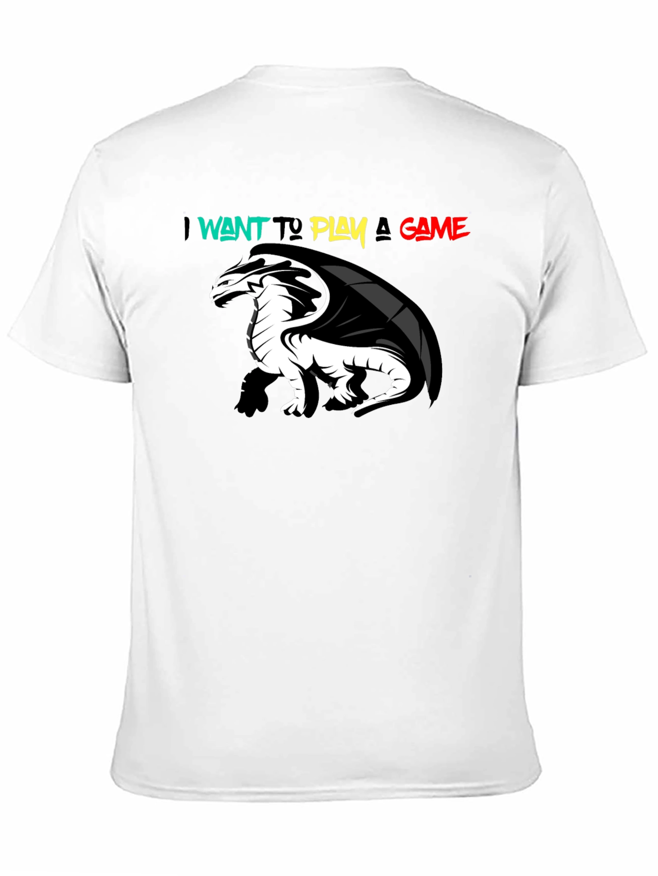 Black Dragon Game T-Shirt - Black view 11