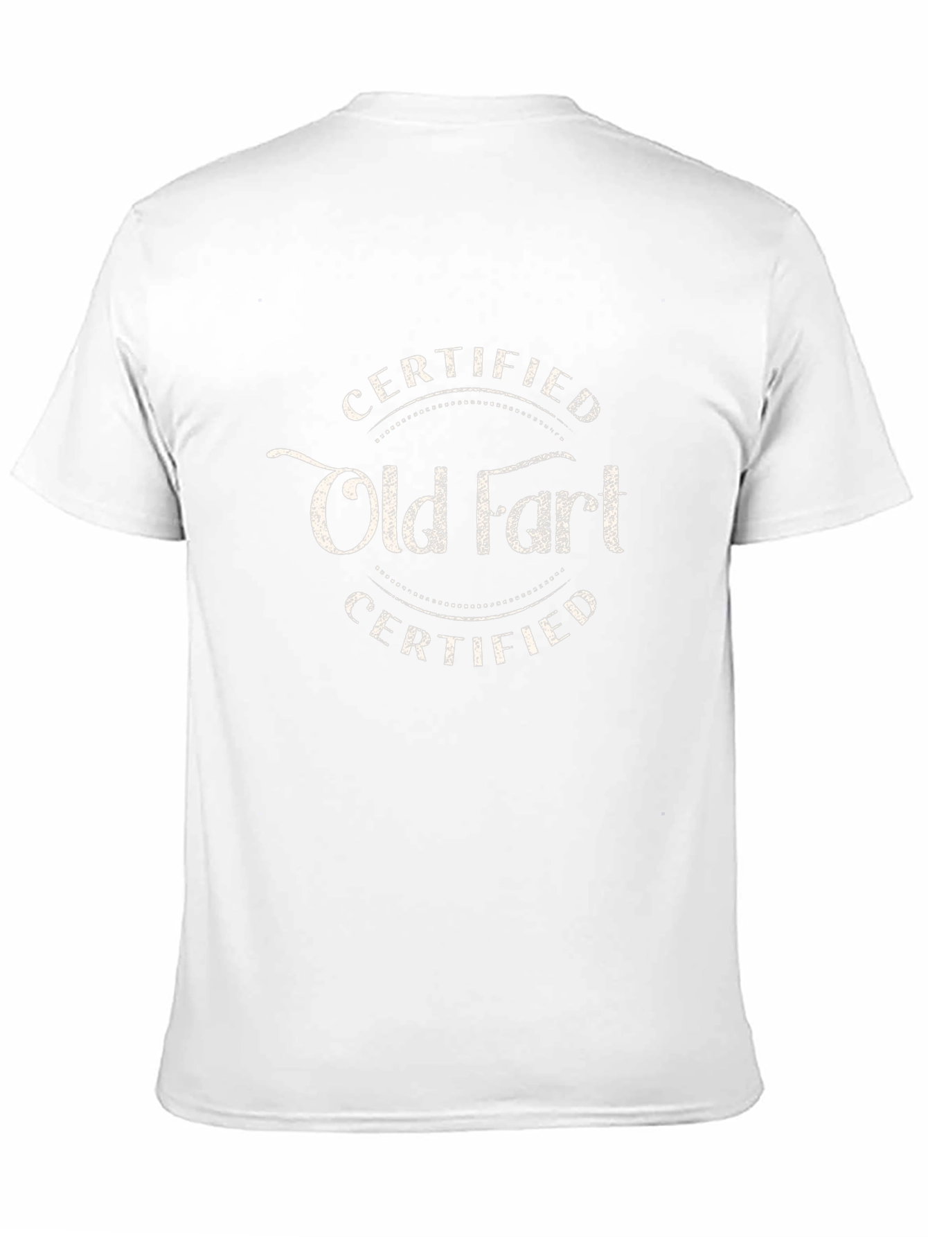 Black Certified Old Fart T-Shirt Novelty Tee view 11