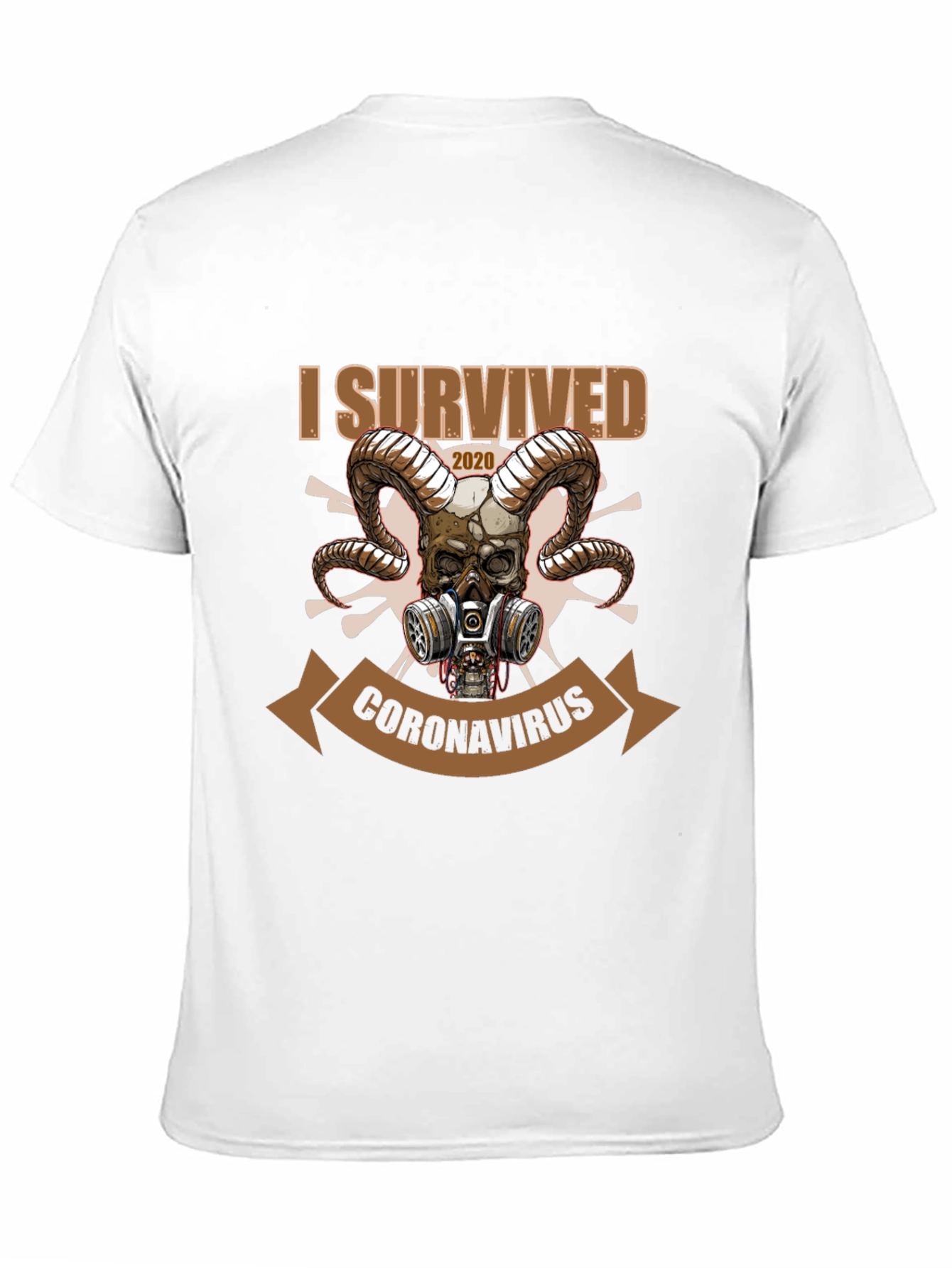Black I Survived Coronavirus T-Shirt view 11
