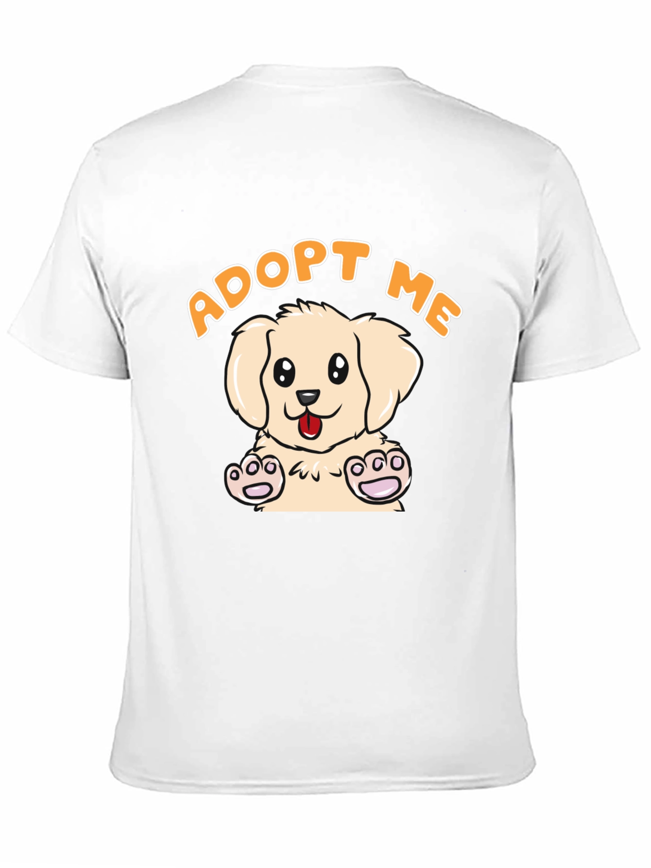 Black Adopt Me Puppy T-Shirt - Cute Dog Graphic Tee view 11