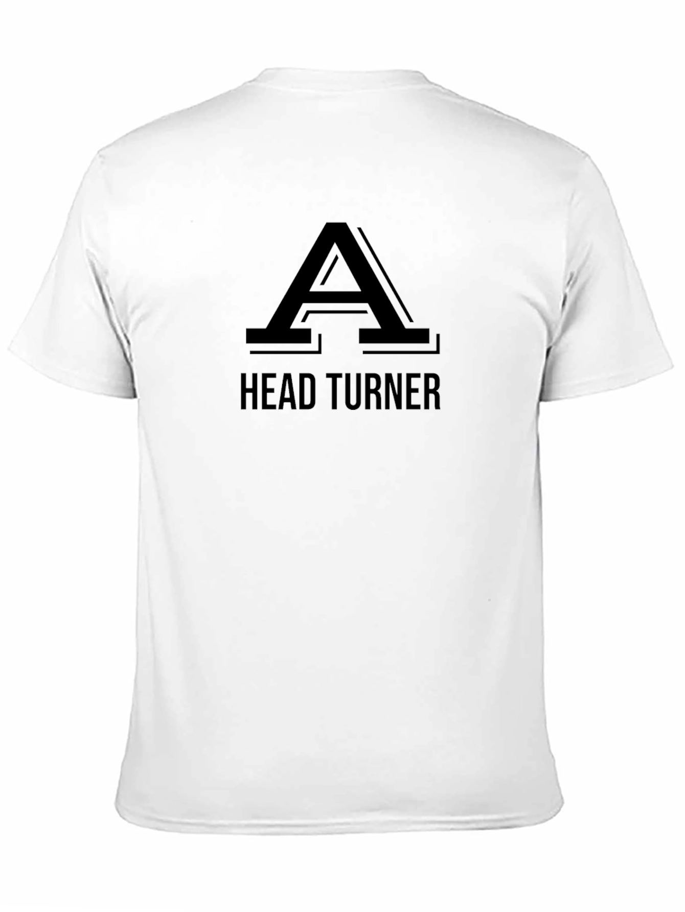Black Head Turner Graphic T-Shirt - Bold Black Tee view 11