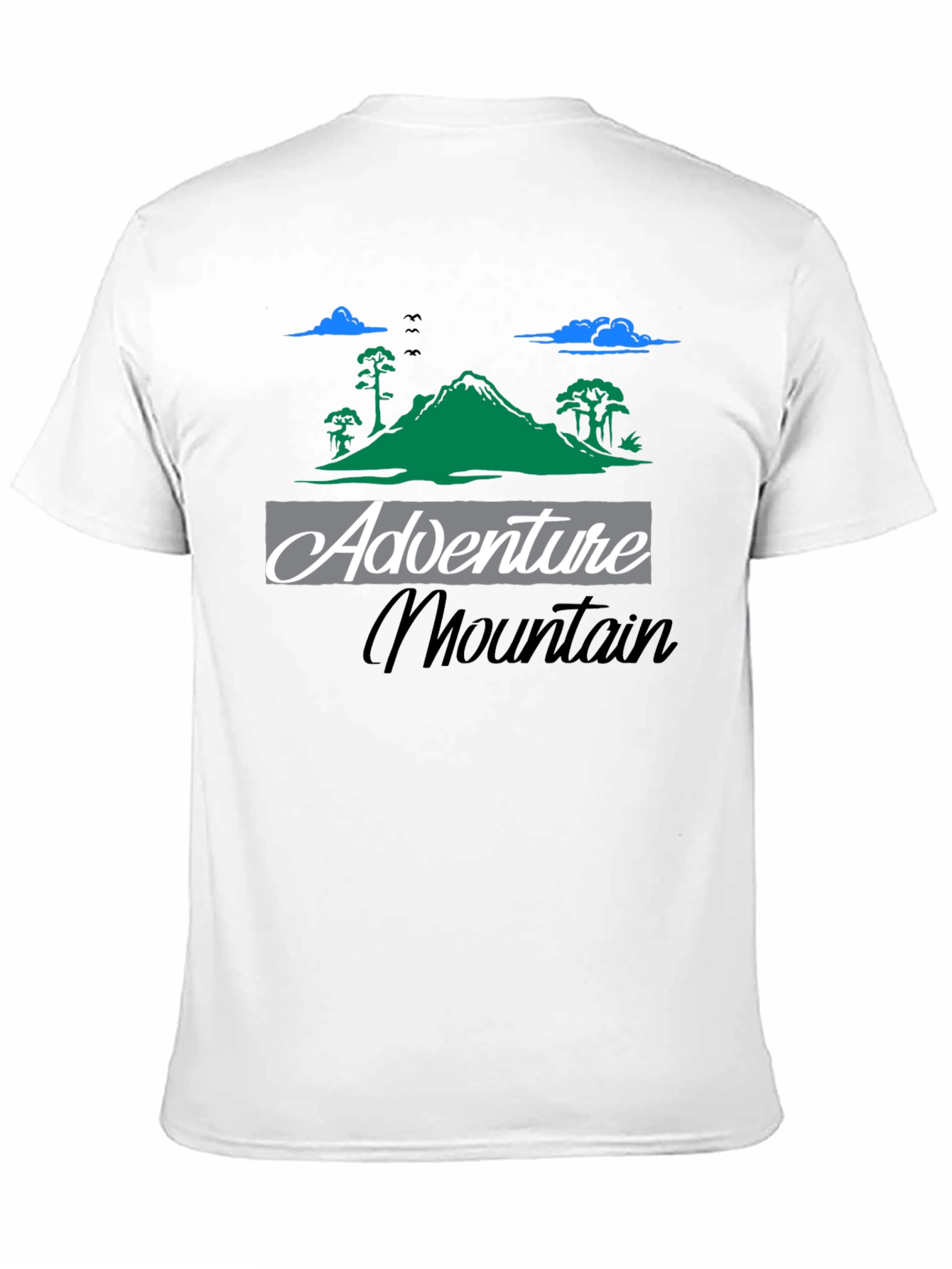 Black Adventure Mountain Graphic Tee - Black T-Shirt view 11