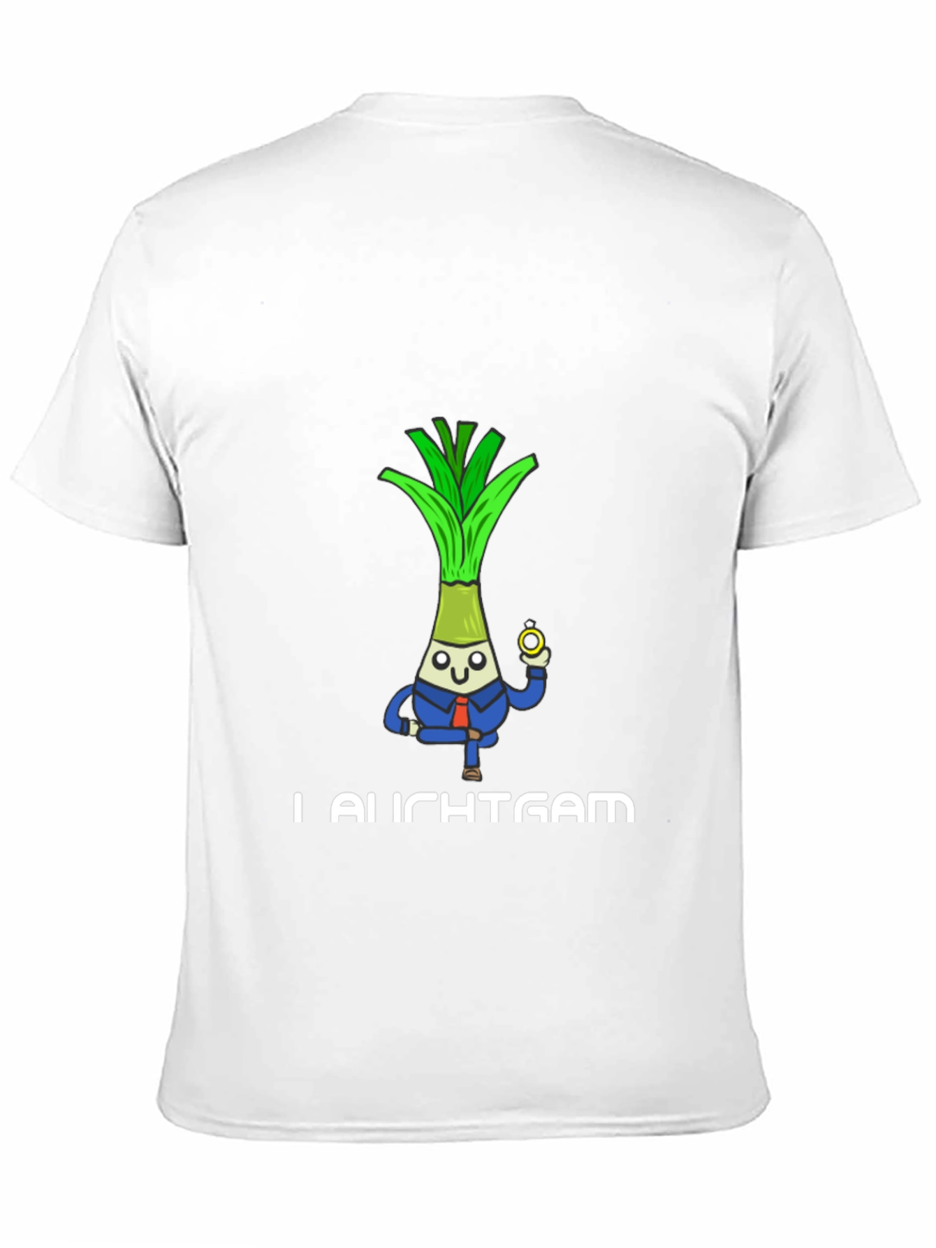 Black Funny Leek Groom T-Shirt - I Leek That Gam view 11