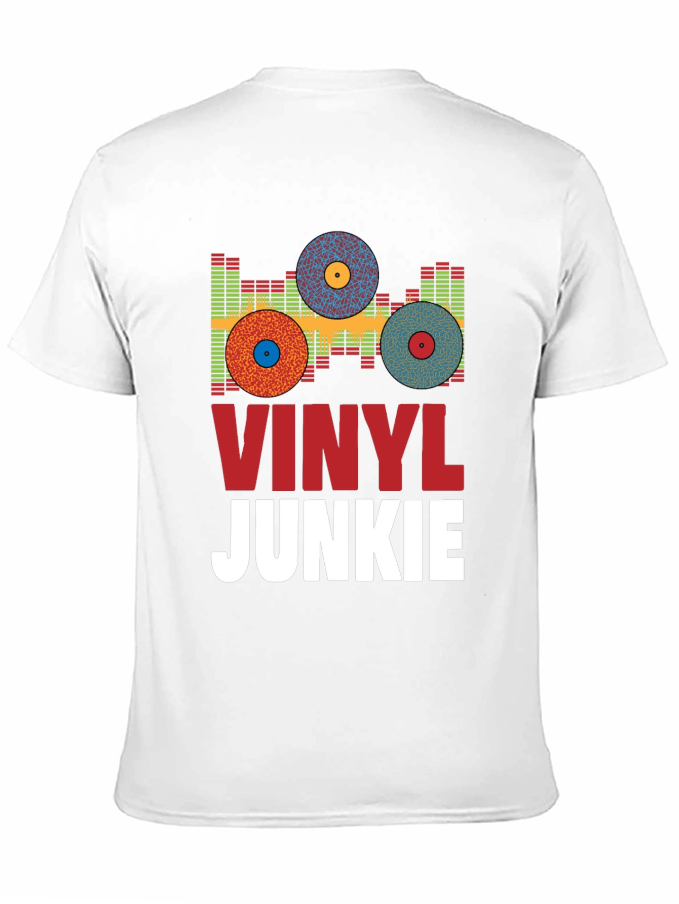 Vinyl Junkie Graphic Tee - Music Lover T-Shirt - 11