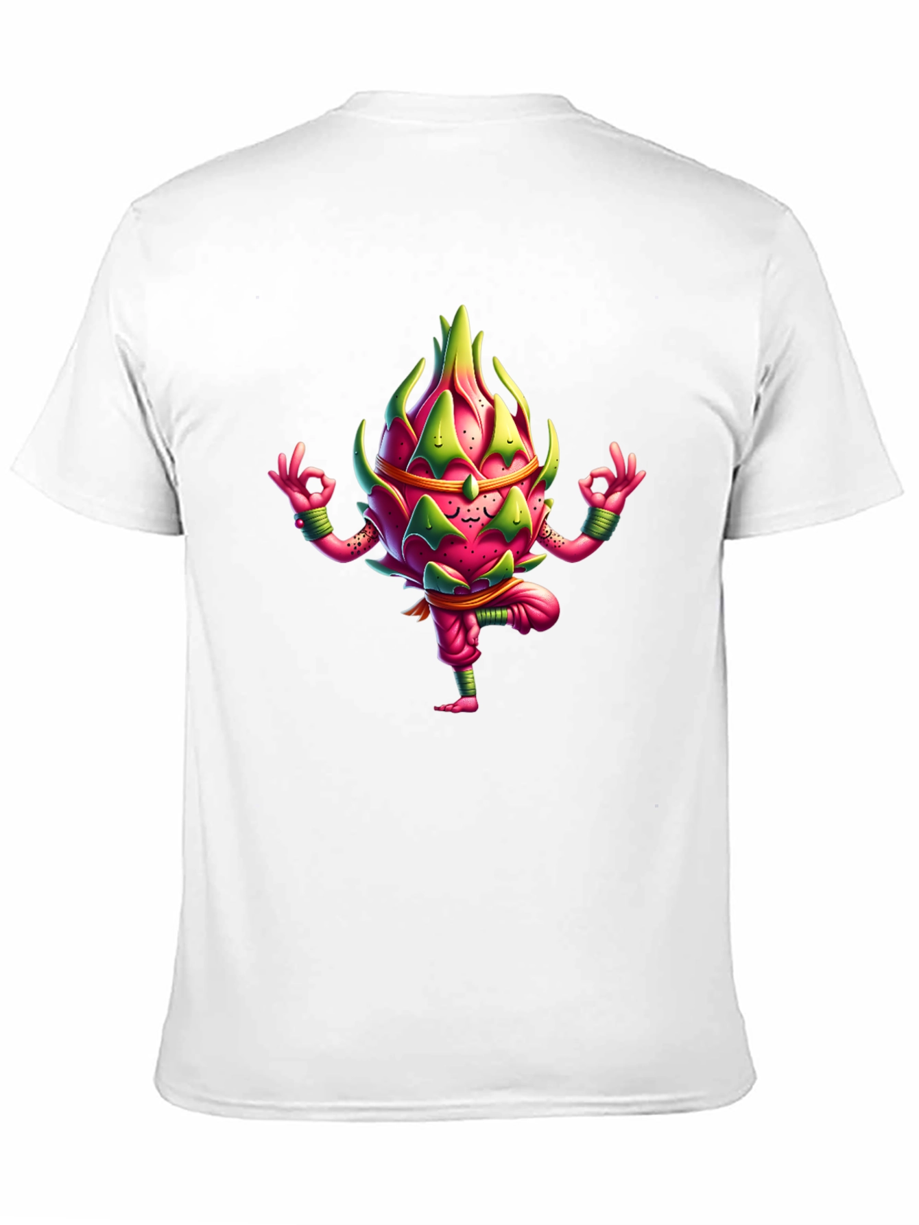 Black Dragon Fruit Yoga T-Shirt - Meditate in Style! view 11