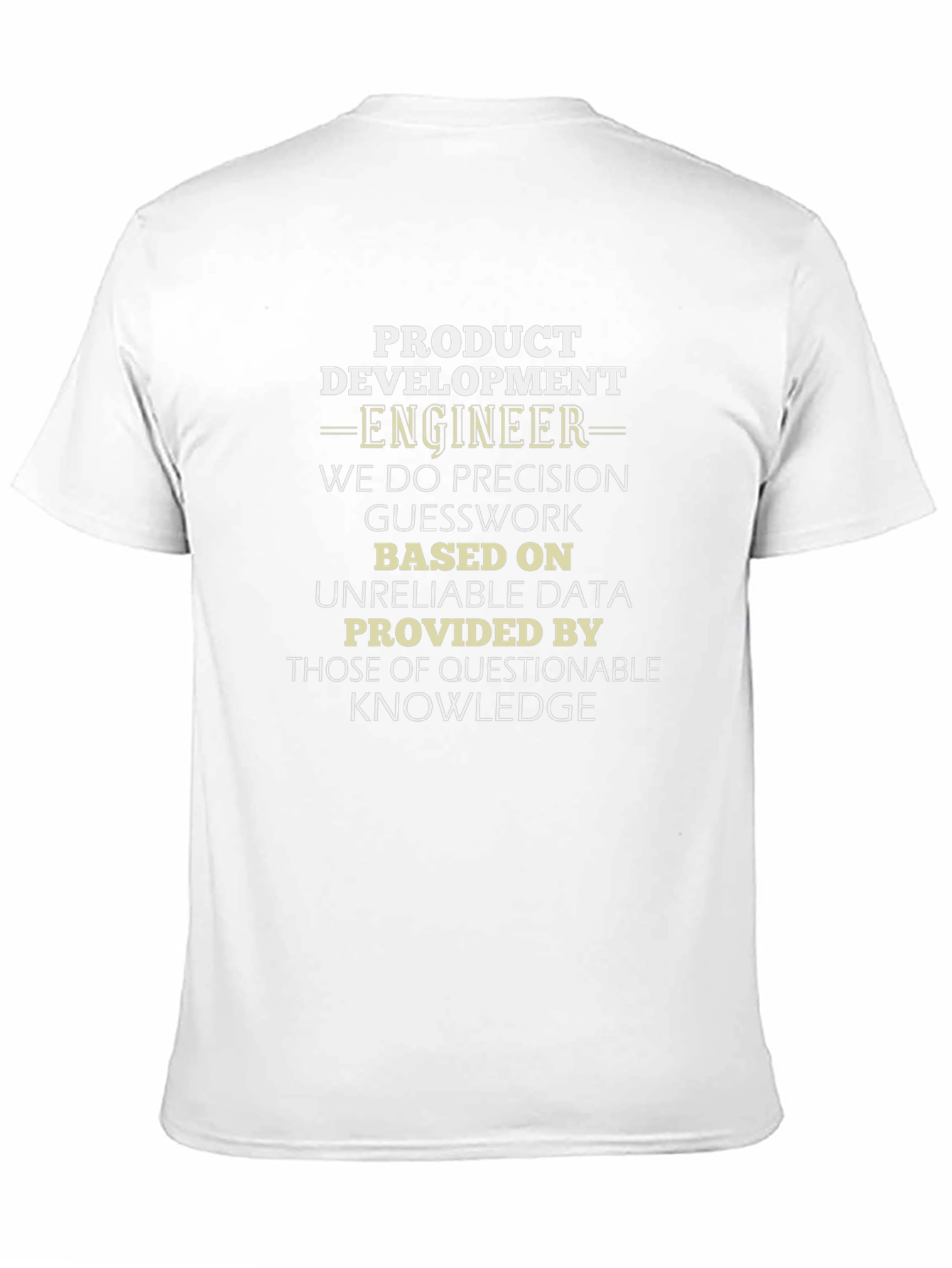 Black Product Development Engineer T-Shirt view 11