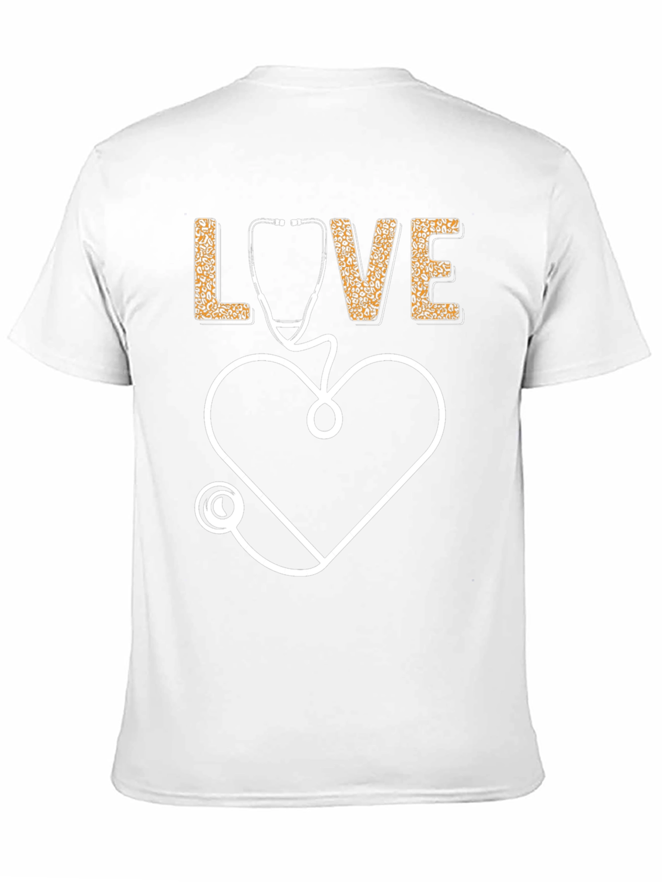 Black Love Stethoscope Graphic Tee - Nurse/Doctor Apparel view 11