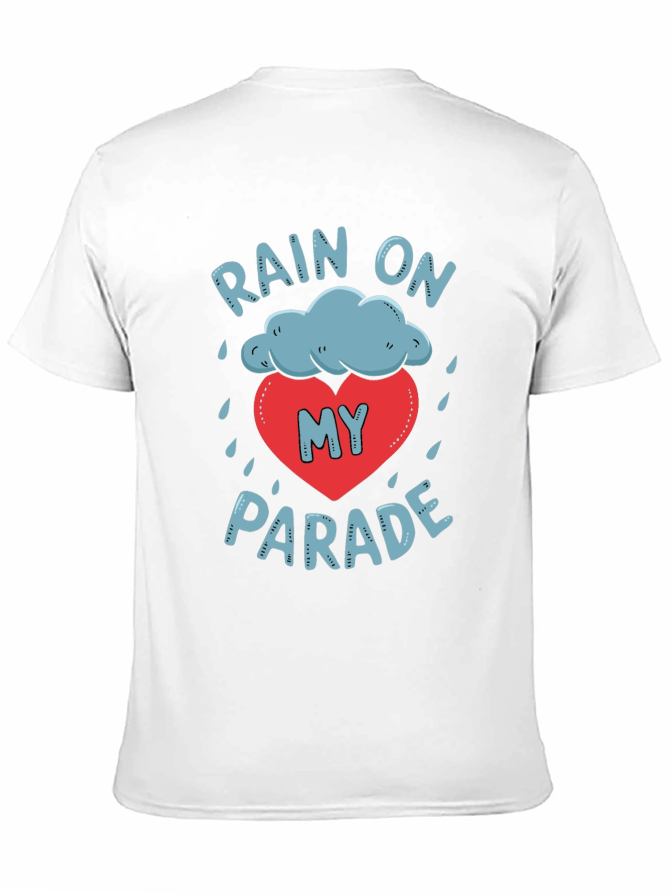 Black Rain On My Parade Graphic T-Shirt - Unisex Black Tee view 11