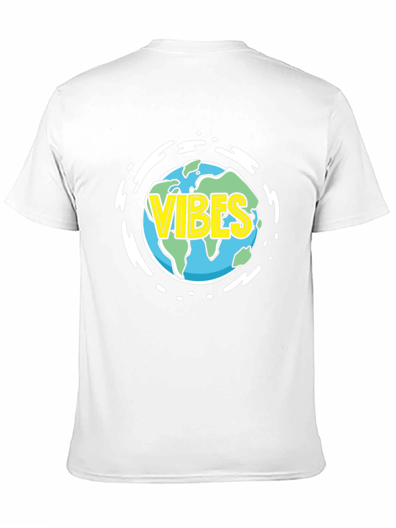 Black Vibes Earth Graphic T-Shirt - Black view 11